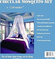 Vista 2 de Mosquitera circular blanca