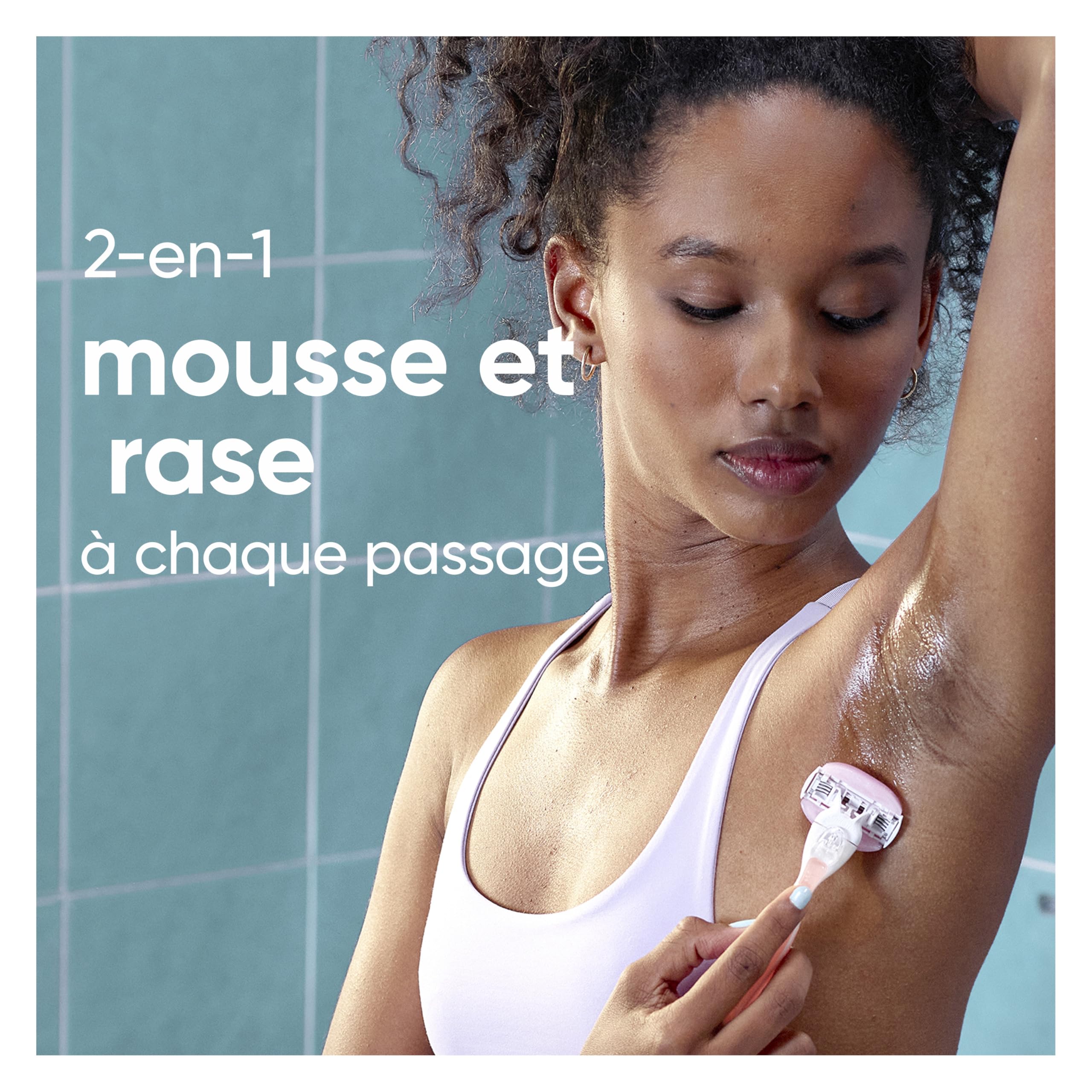Gillette Venus Lames de Rasoir Femme, 12 Rechanges ComfortGlide Spa Breeze | Cartouche avec des Barres de Gel Parfumées, Bande Lubrifiante, Mousse et Rase, 1 Recharge Jusqu’à 30 Jours