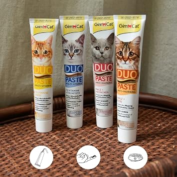 GimCat Multi-Vitamin Duo Paste Tuna Kediler İçin Tamamlayıcı Mama + 12 Vitaminli 50 g