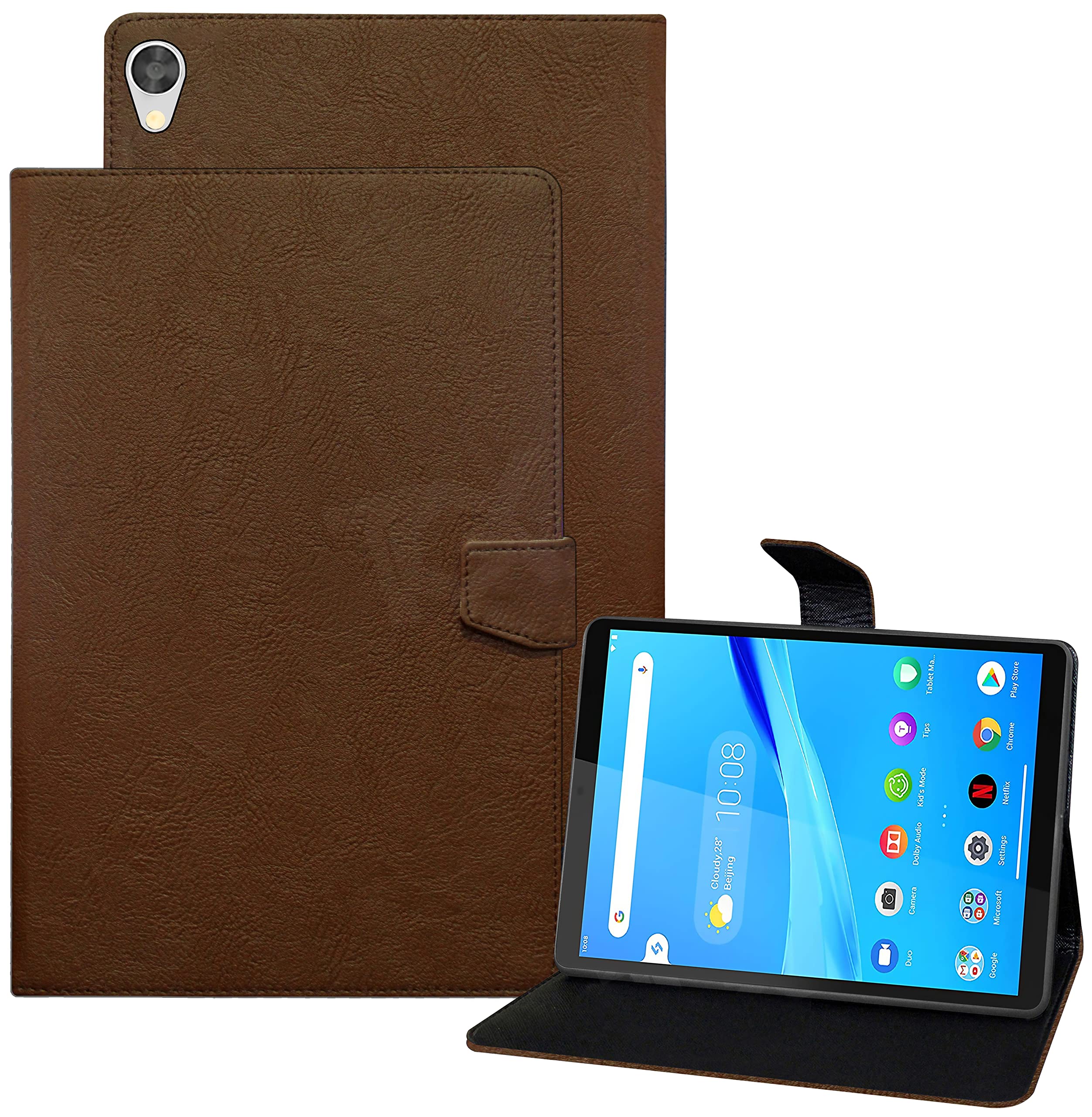 TGK Plain Design Leather Flip Stand Case Cover for Lenovo Tab M8 FHD Cover 8 inch (2nd Gen) TB-8705F, TB-8705N, TB-8705X (Brown) (B09GRPNP7R) Amazon Price History, Amazon Price Tracker