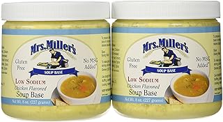 Mrs Millers Homestyle Low Sodium Chicken Soup Base 2 Jars / Gluten Free No MSG