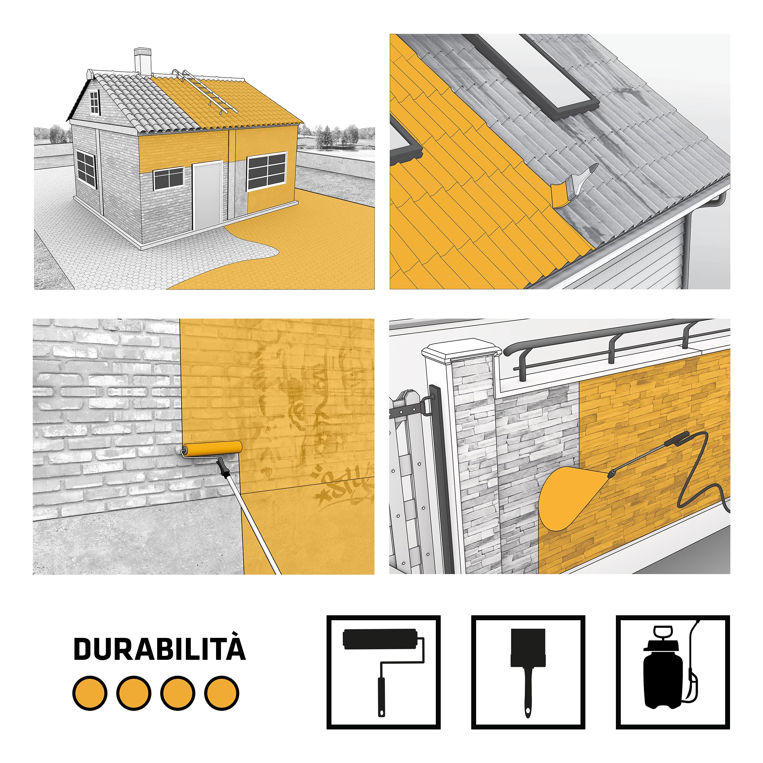 Sikagard-790 Protettivo Trasparente Per Superfici - Idro E Oleorepellente - 5 Litri - Sika - Foto 9