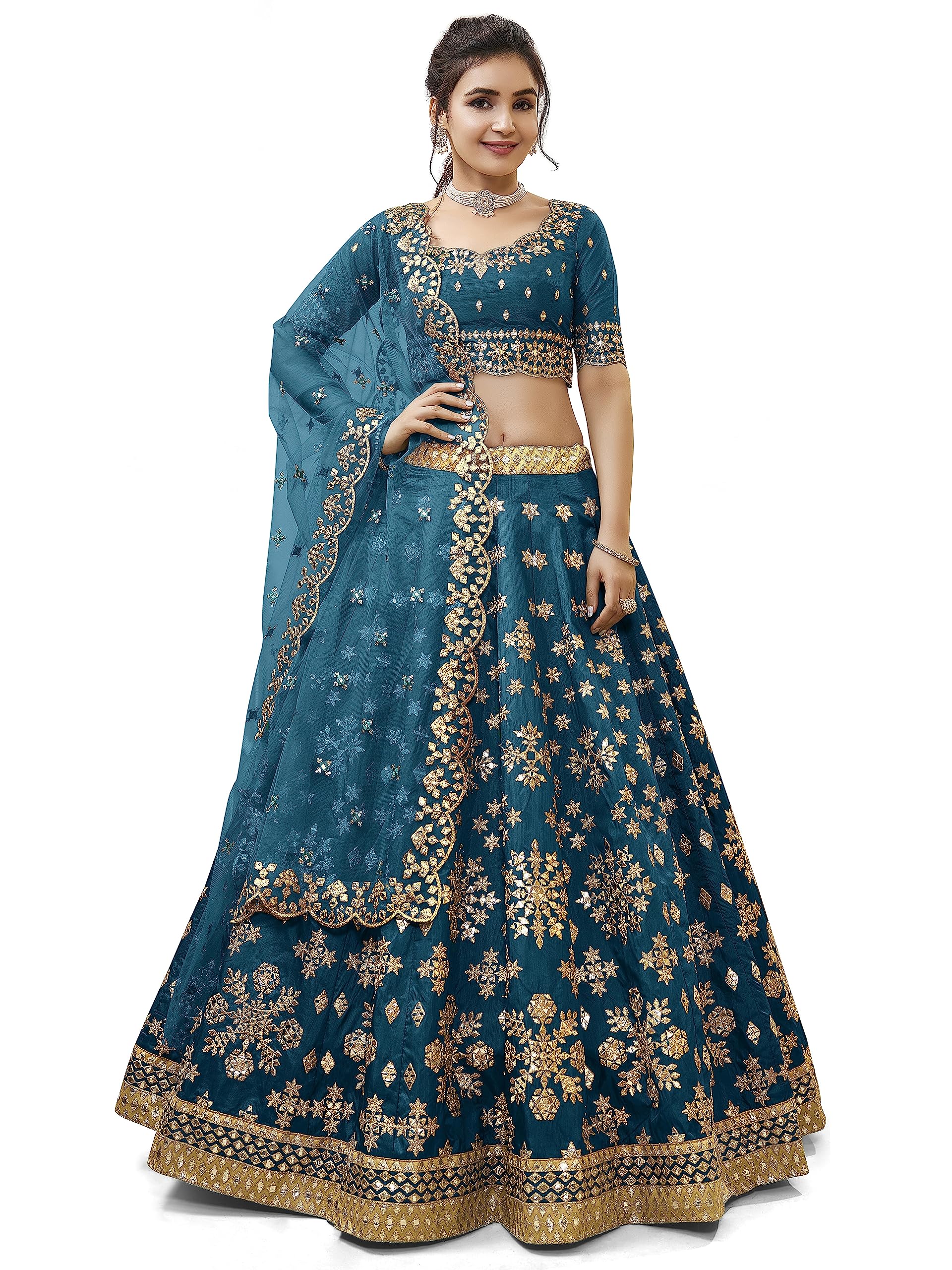 Qluvaindian Bridal Lehenga Chaniya Choli For Women Readymade