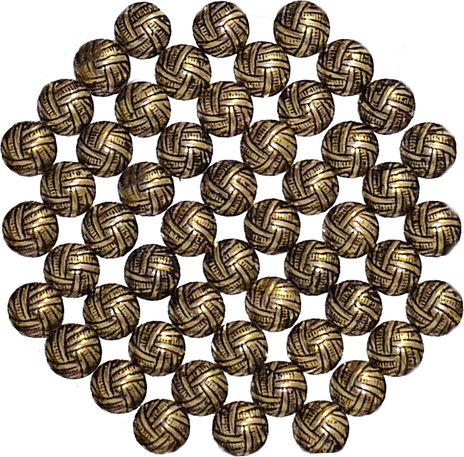 C.S. Osborne 1000 Pcs. Antique Brass Overnap Nail #684 Upholstery Tacks (5/8)