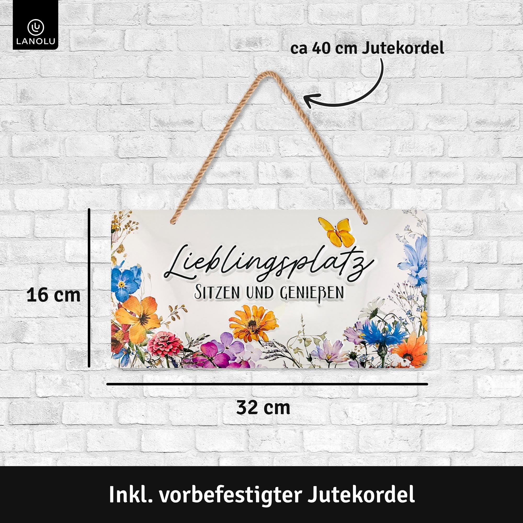 Panneau « Place Préférée » En Métal Rouillé | Décoration De Jardin En Métal Au Style Vintage – Rostikal