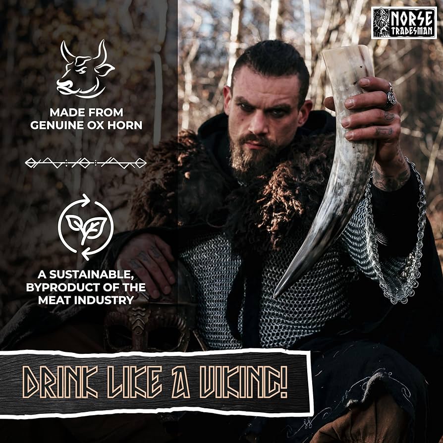 Amazon.co.jp: 本物のオックスホーン バイキング ドリンキング