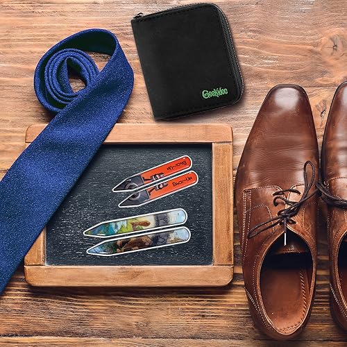 Miniatura 4 de Geekidoc Collar de acero inoxidable para hombre Juego de inserciones de collar hecho con acero inoxidable de grado quirúrgico