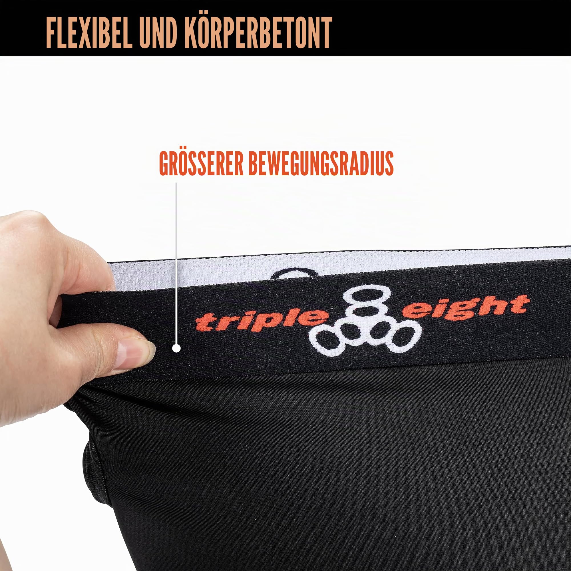 Triple Eight Bumsaver 2 Gepolsterte Shorts für Skateboarden, Snowboarden und Skifahren