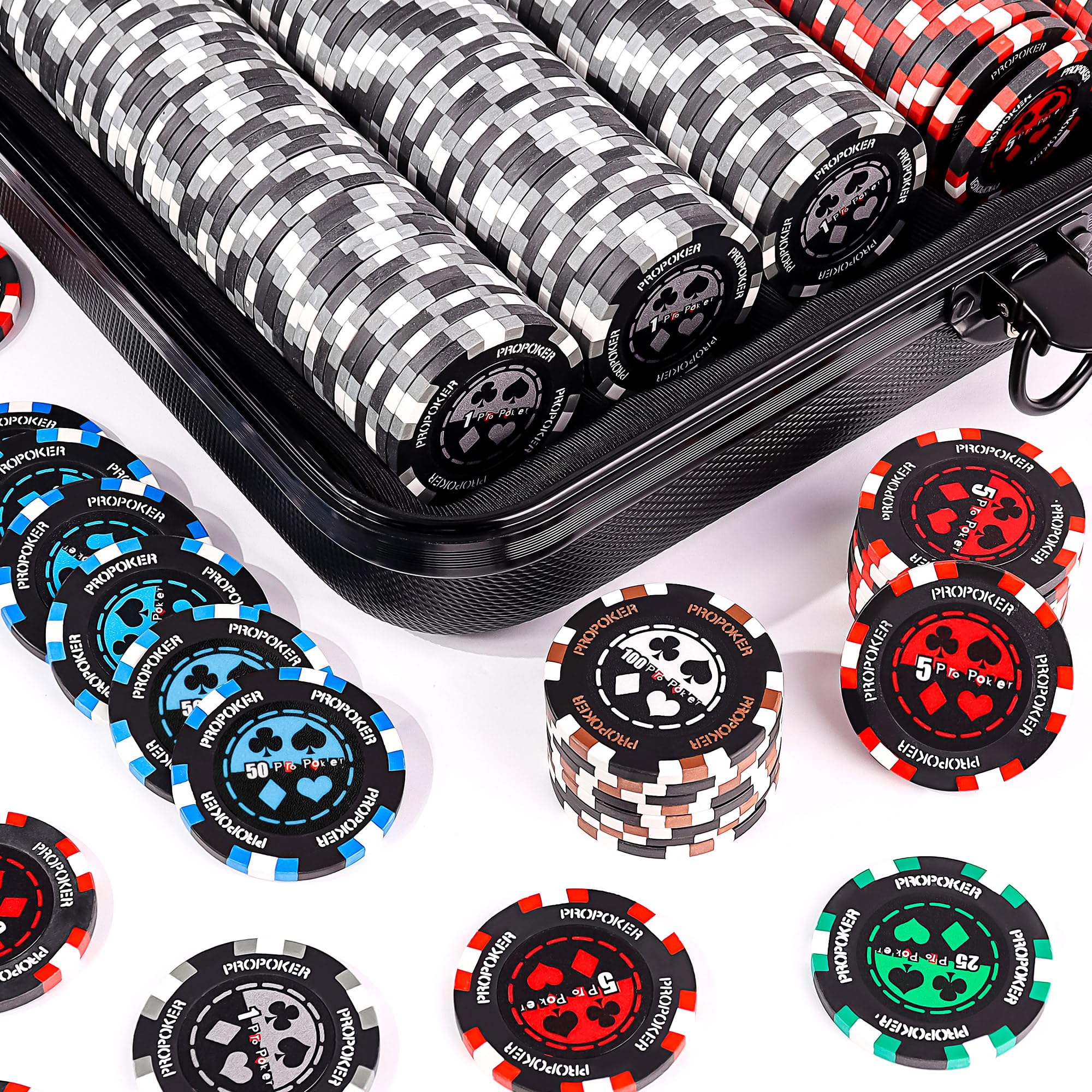 Buy Pro Poker Clay Poker Set Online at Low Prices in India - Amazon.in