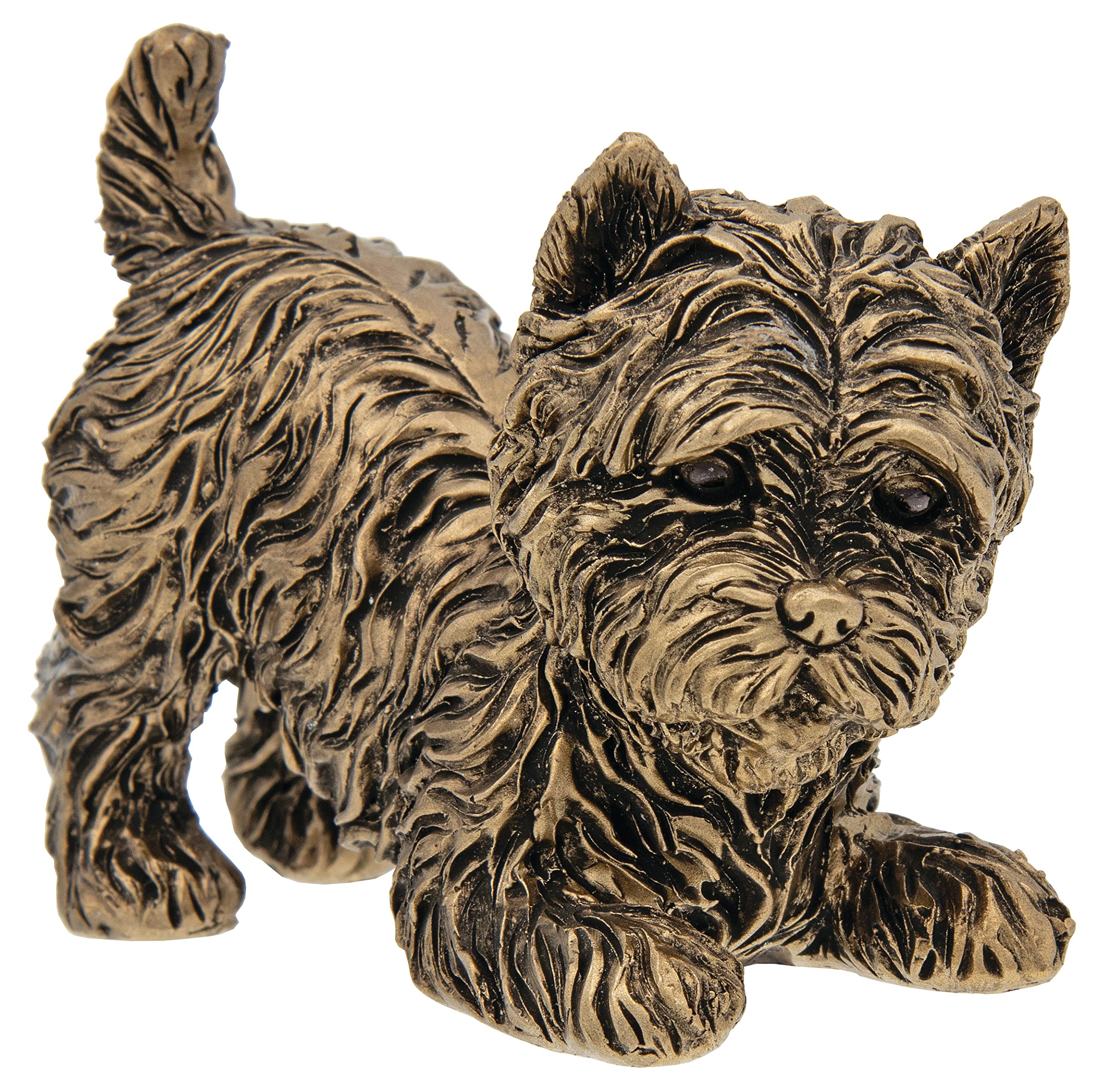 Shudehill Giftware Bronze Westie Playing Small