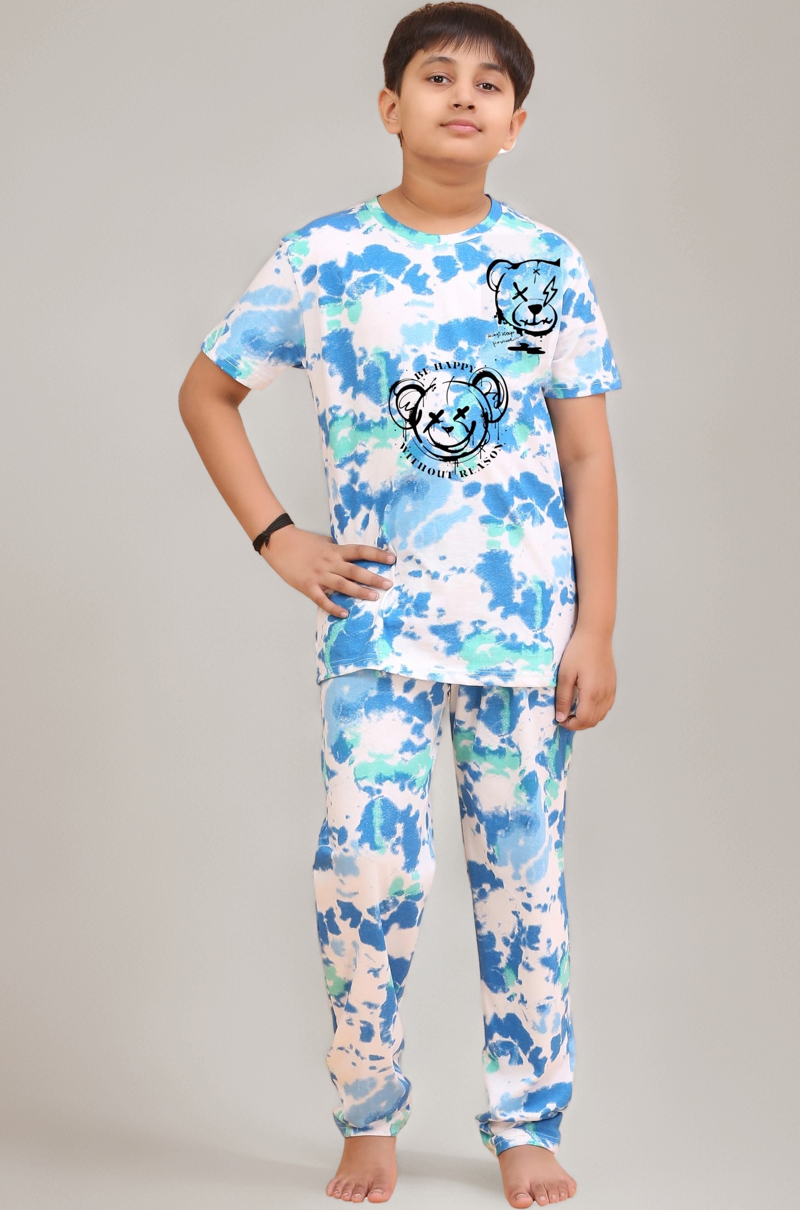 Boys Cotton Coord Set/Boys Night Suit/Boys Loungewear/Boys Night Dress