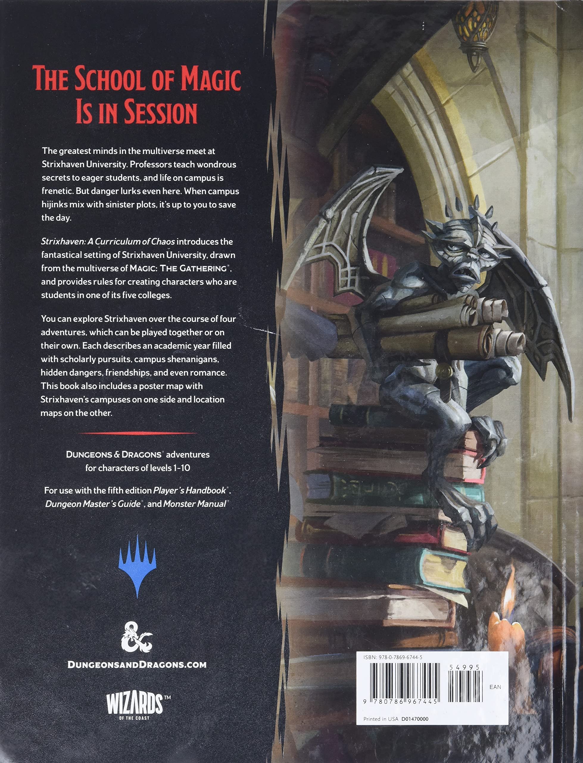 Dungeons & Dragons Strixhaven: A Curriculum Of Chaos (Libro Avventure – Versione Inglese)