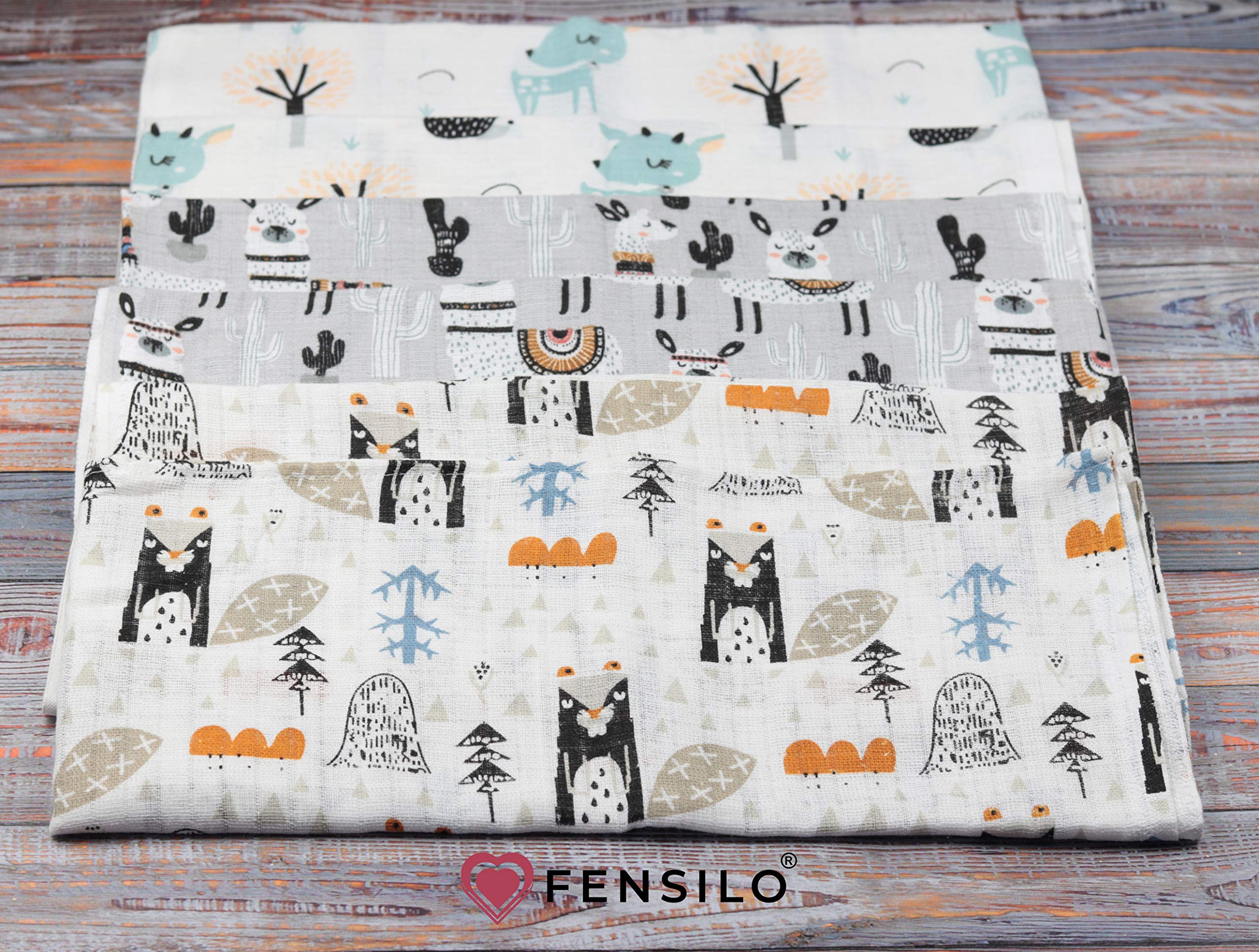 FENSILO - Mulldoeken, stoffen luiers, verpakking van 3 stuks, 70 x 80 cm, stoffen luiers, Made in EU, getest op schadelijke stoffen, spuugdoeken baby voor jongens en meisjes, babyluiers FENSILO - Mulldoeken, stoffen luiers, verpakking van 3 stuks, 70 x 80 cm, stoffen luiers, Made in EU, getest op schadelijke stoffen, spuugdoeken baby voor jongens en meisjes, babyluiers