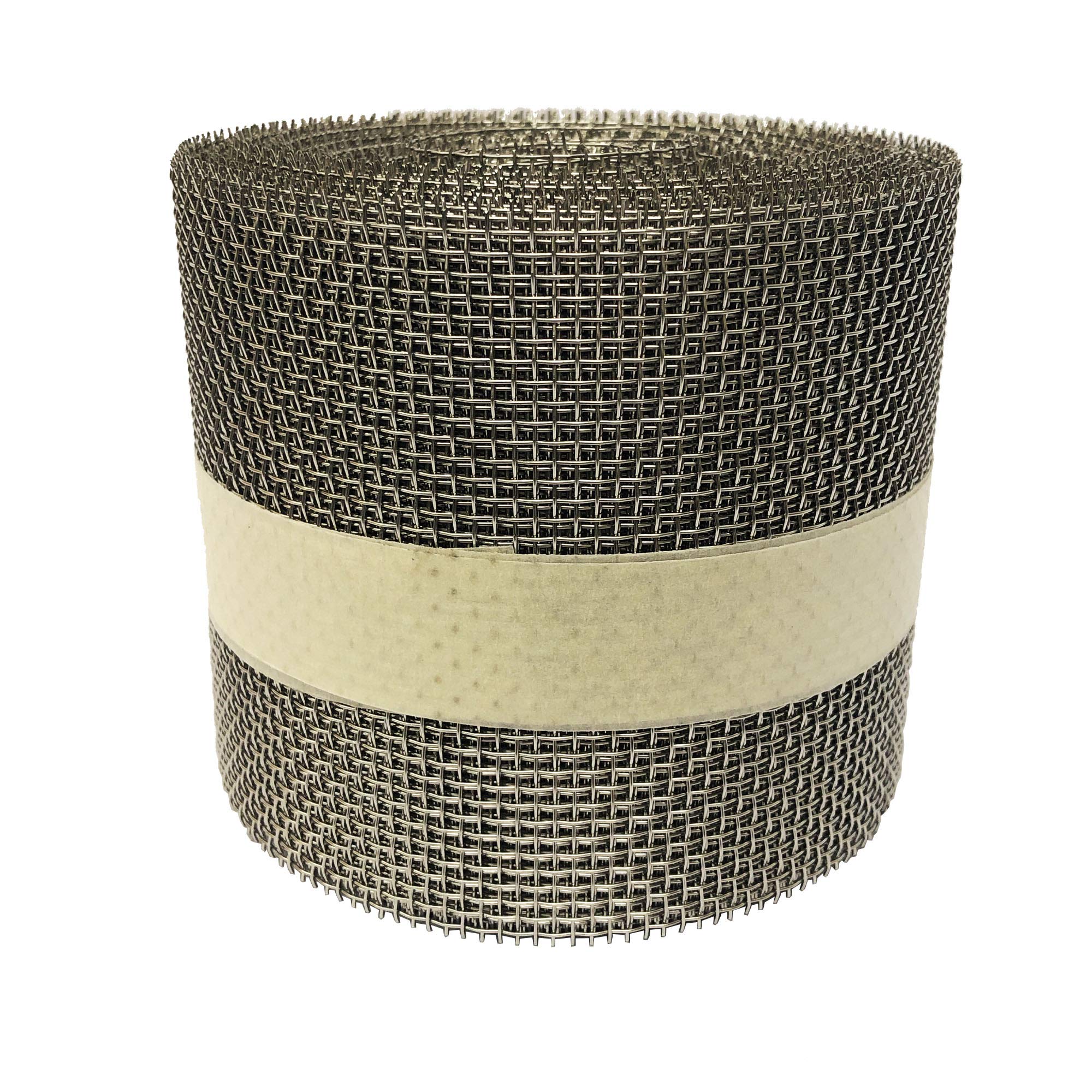 2mm Heavy Duty Stainless Steel Rodent Proofing Wire Metal Airbrick Soffit Vent Mesh - Blocks Rats & Mice (10m x 100mm 2mm Rodent Mesh Roll)