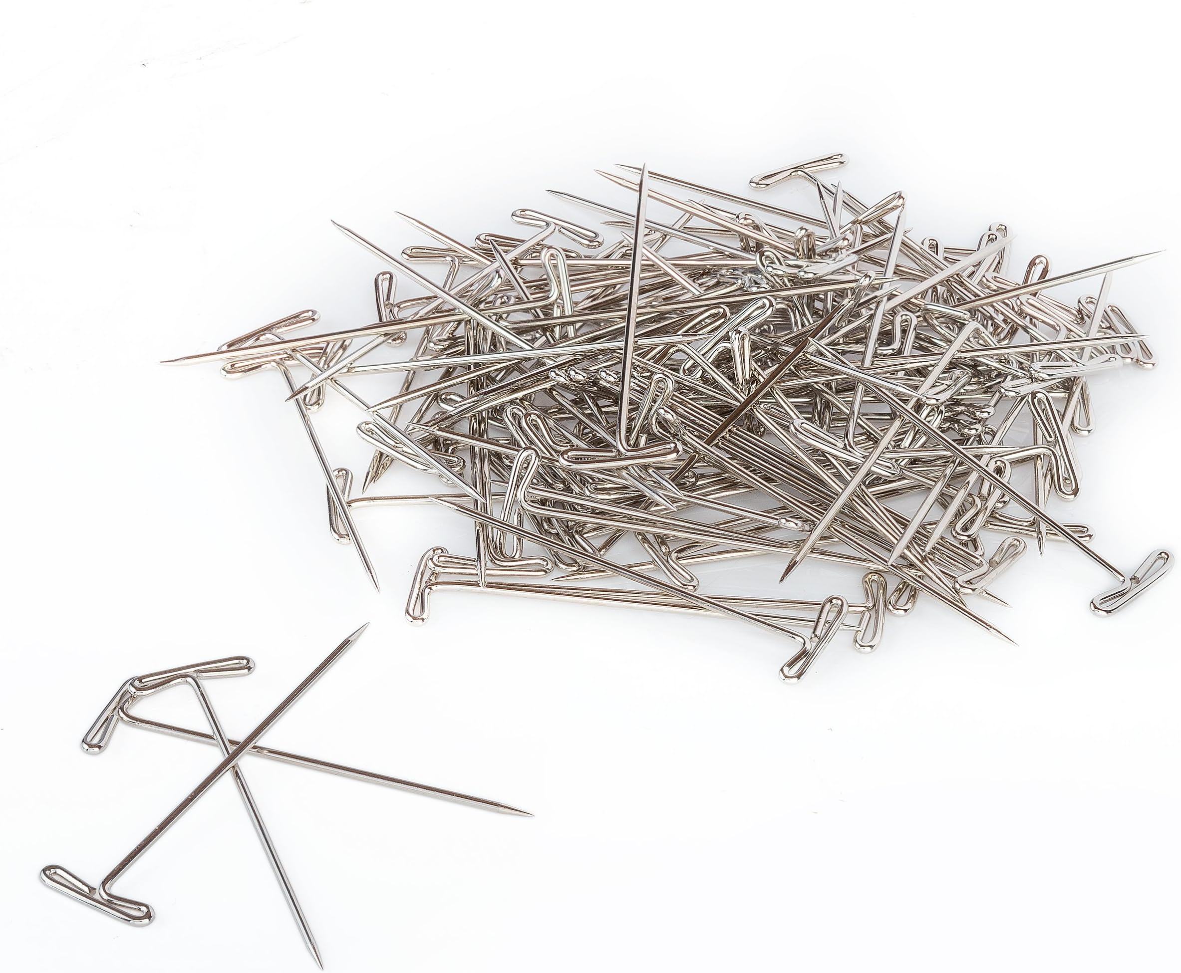 T Pins, Stainless Steel T-pins - Nickel Plated - 300 Pcs (2 Inch)