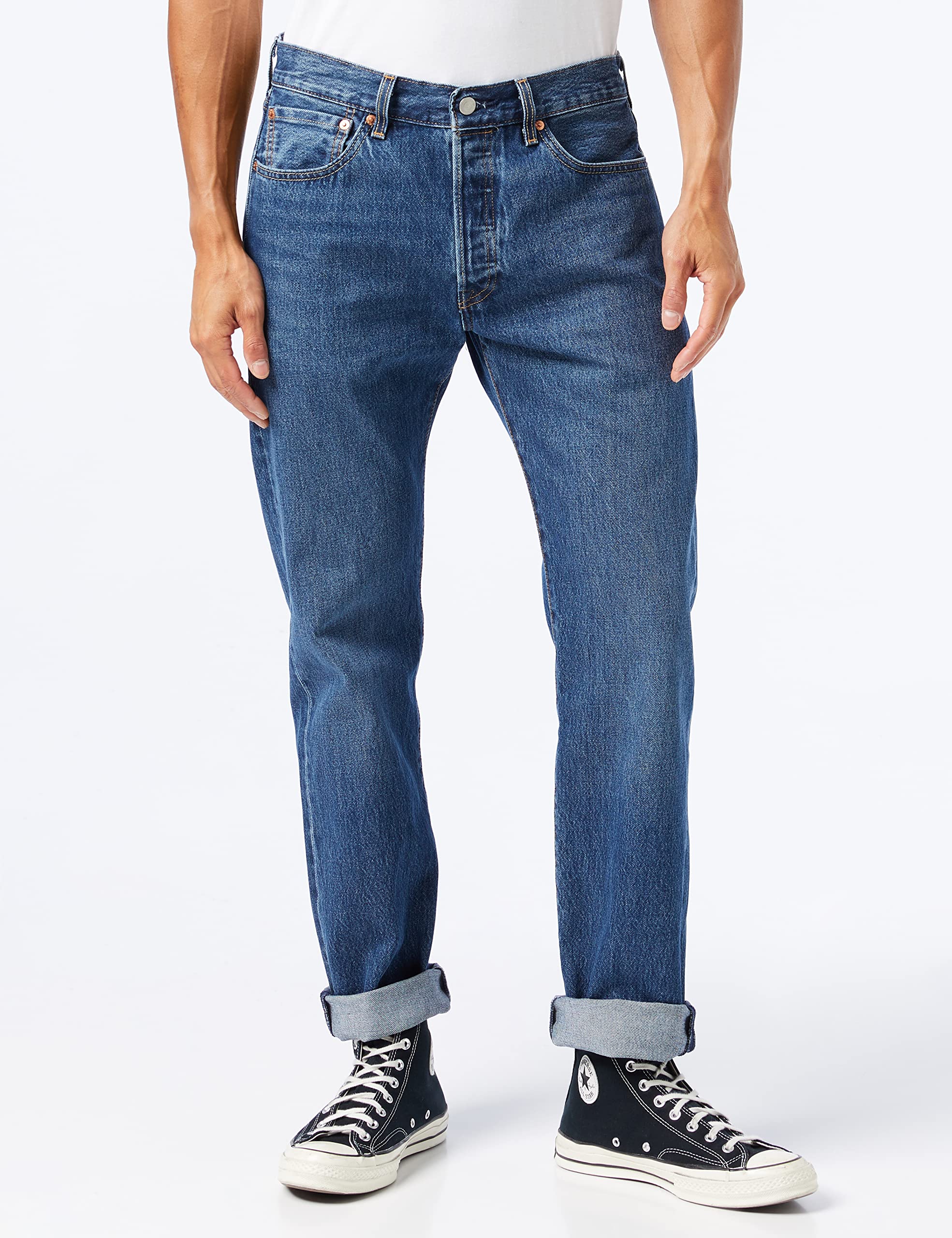 Levi's 501 Original Fit, Jeans Uomo, Mercy Me, 32W / 30L
