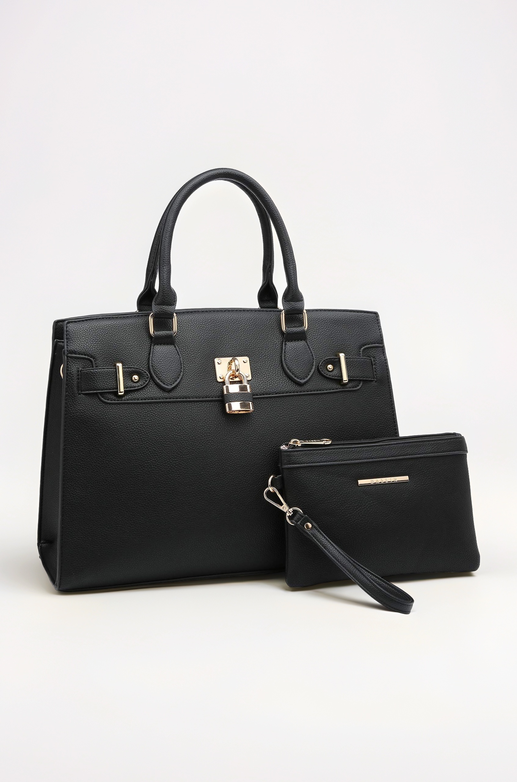 Dasein Women Handbags and Purses Ladies Shoulder Bag Top Handle Satchel Tote Work Bag with Wallet