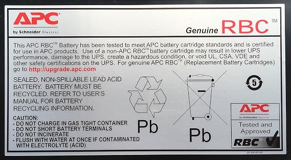 APC 1500VA UPS Battery Backup Surge Protector with APC Battery Replacement for SC620 SU620NET Models