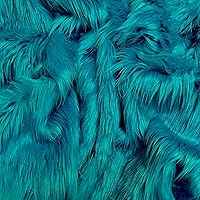 Vista 27 de EOVEA Tela de Piel Sintética Lanuda por Yarda – 60" de Ancho Material de Piel Sintética Esponjosa y Suave para Costura, Manualidades, Disfraces