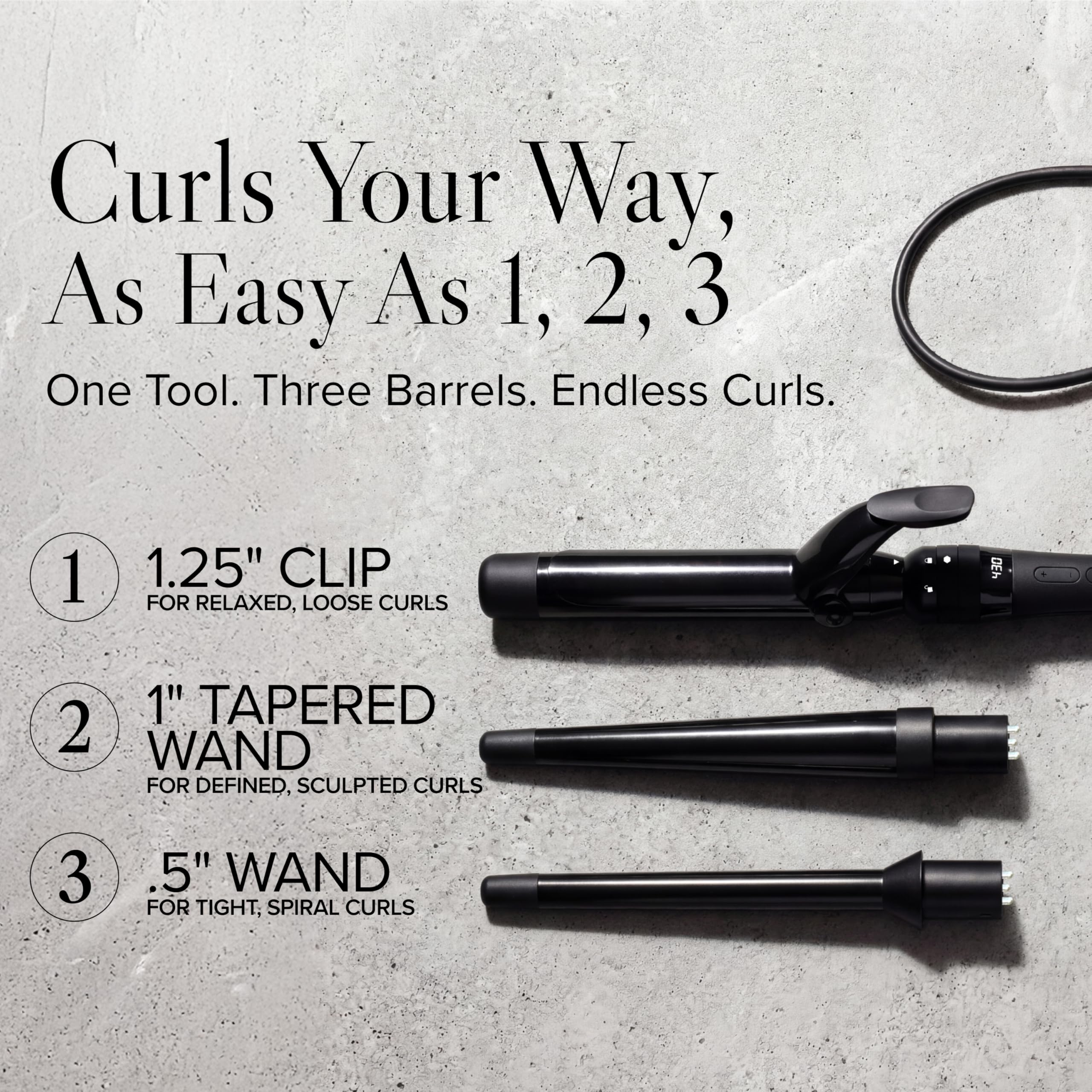 Bio Ionic 3-in-1 Curling Set - Endless Curls! -2