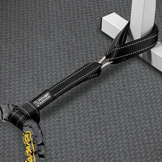 POWER GUIDANCE Battle Rope Anchor Strap Kit, Fit 1.5/2 Battle Rope for Home Gym & Outdoor Workout