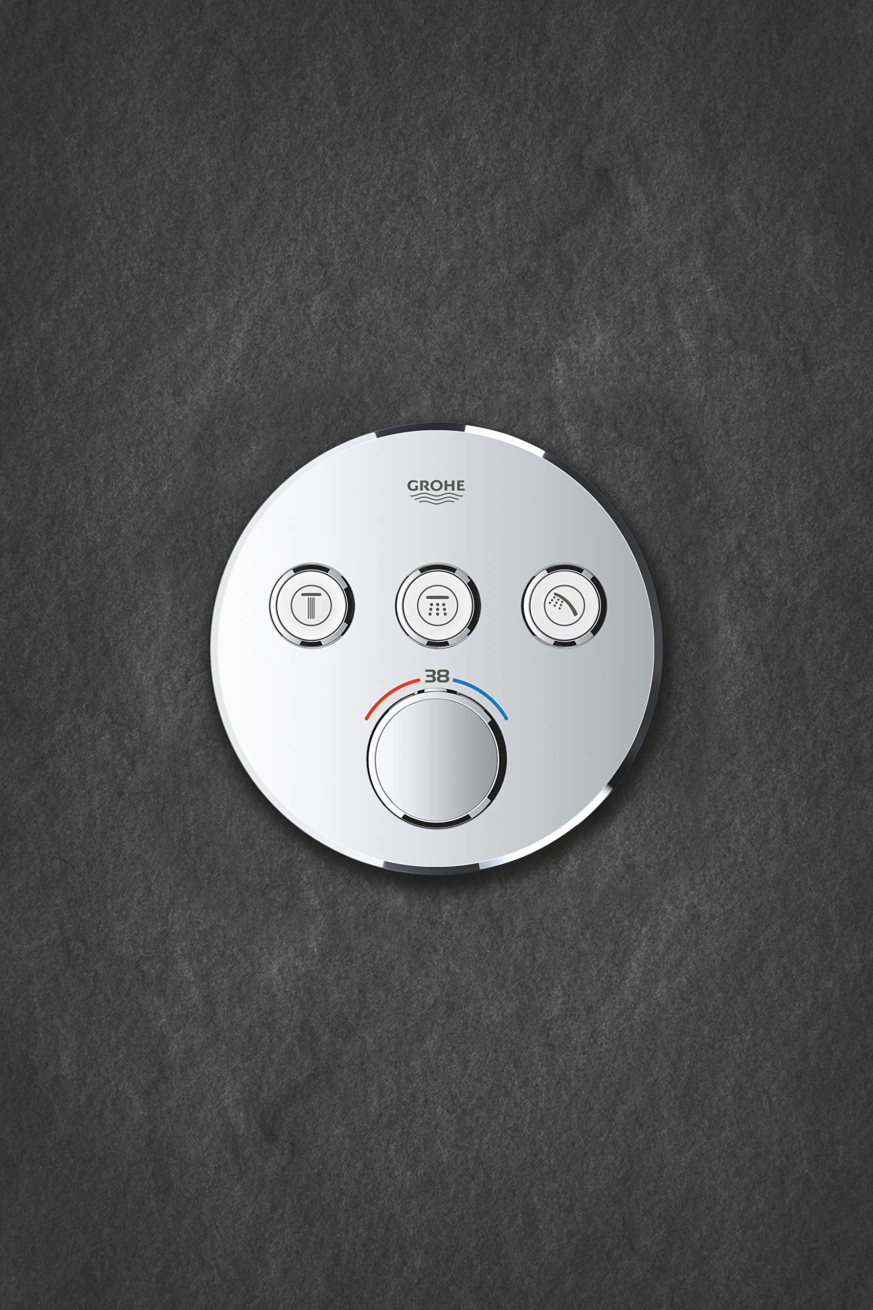 GROHE 29121000 Grohtherm SmartControl Thermostat Concealed Round