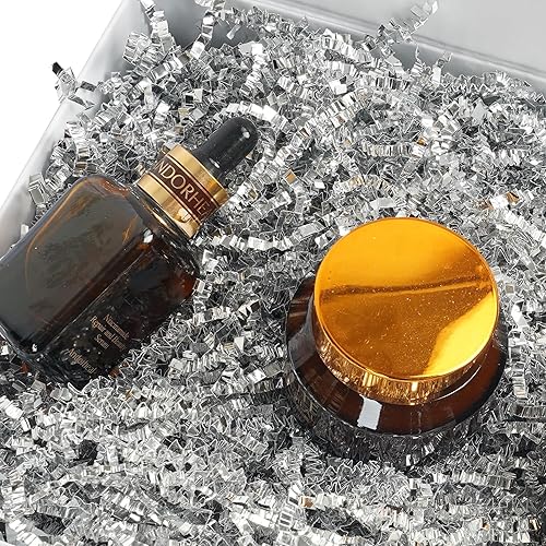 Miniatura 75 de Uptotop Relleno de papel de corte arrugado de 1/2 libra para rellenar cestas de regalo, cumpleaños, Navidad, Acción de Gracias, boda, día