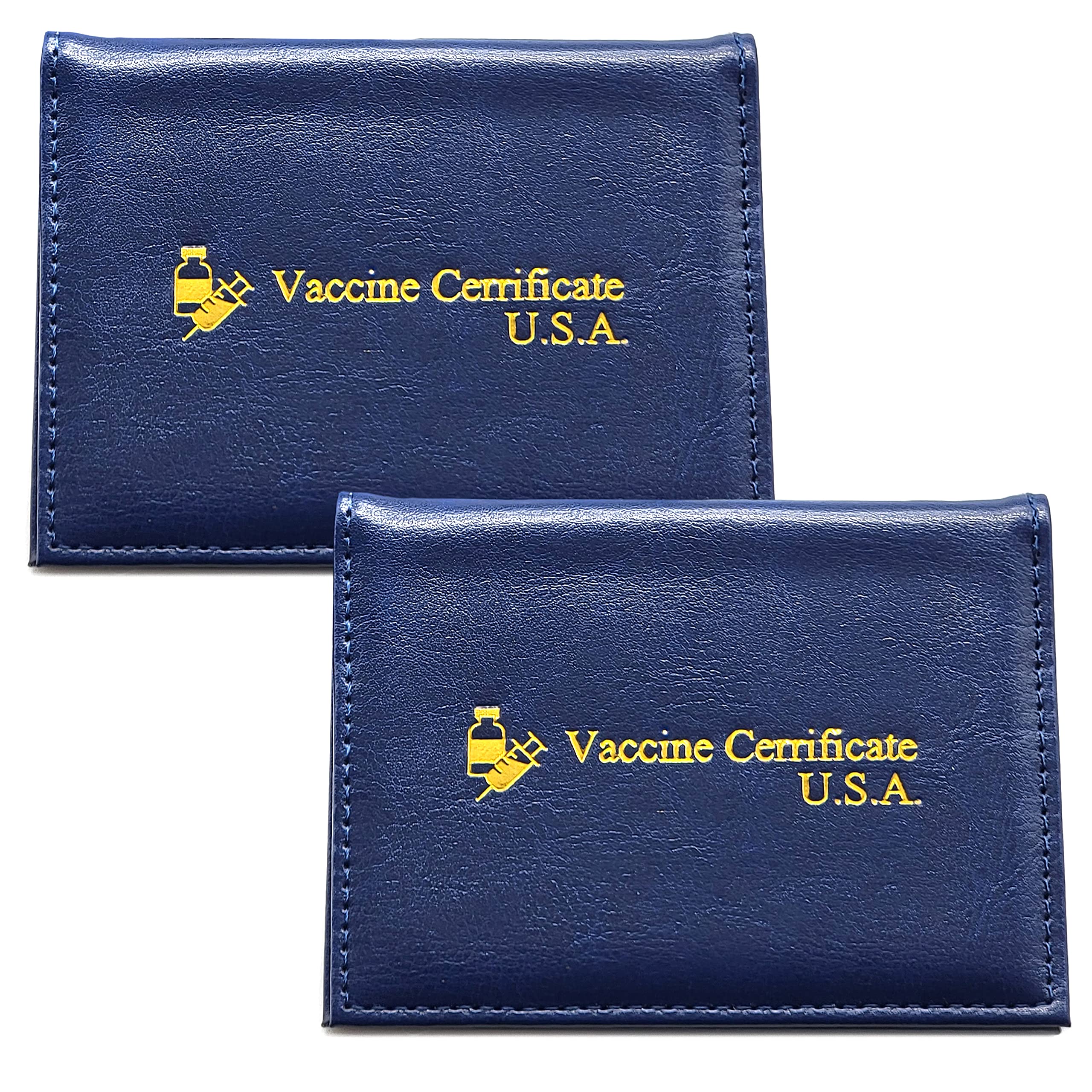 ArtemisCase 2 Pcs Vaccine Card Holder Vaccination Card Protector With