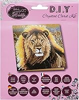 Vista 4 de CRYSTAL ART Kit de tarjetas de león en reposo 7.1 x 7.1 in