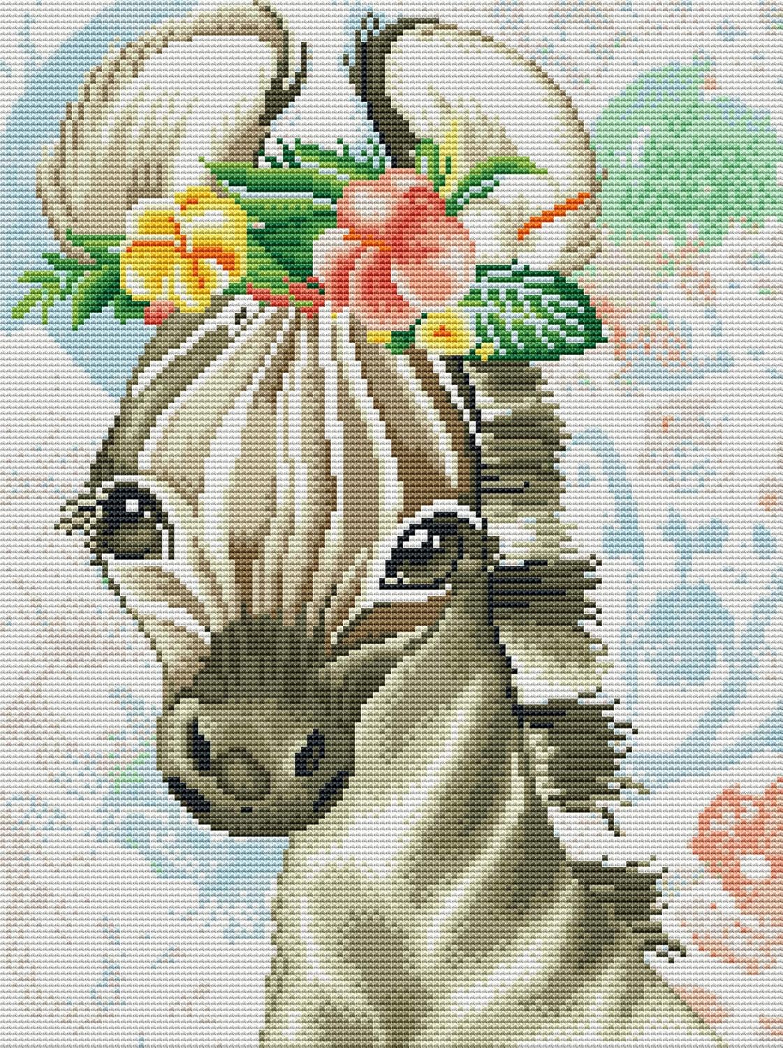 Cross Stitch Kits for Adults PrePrinted 3Strand Cross