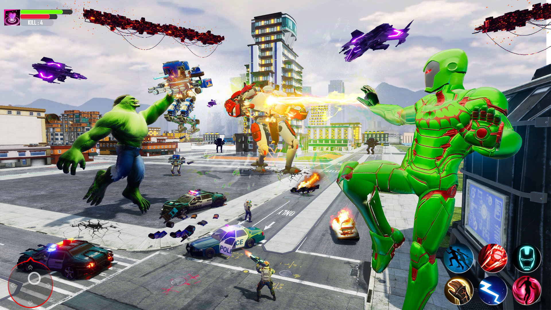 Iron Robot Hero Avenger Games For Kids Iron Robot Game Muscle Hero (Kids Games) Iron Hero