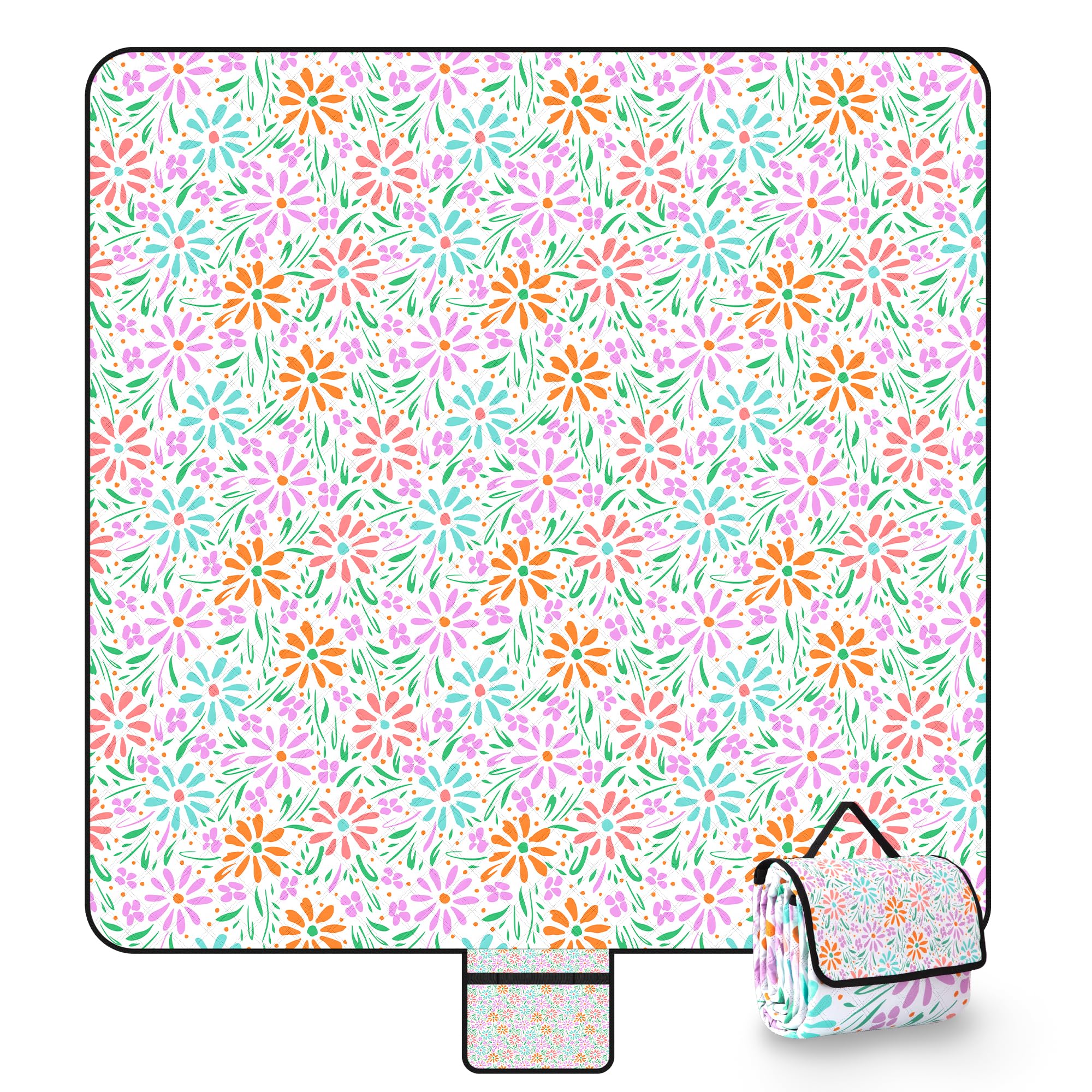 Tapis de pique-nique 3 couches lavable pour en finir avec le sable incrusté au parc