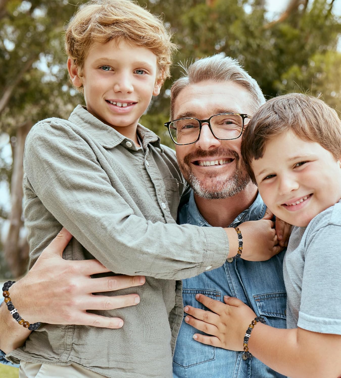 TONY & SANDY Valentines Day Gifts for Him Men Cross Bracelet Son Grandson Nephew, Birthday Graduation Easter Basket Stuffers Gifts for Teen Boys Adults Men Christmas - Image 5