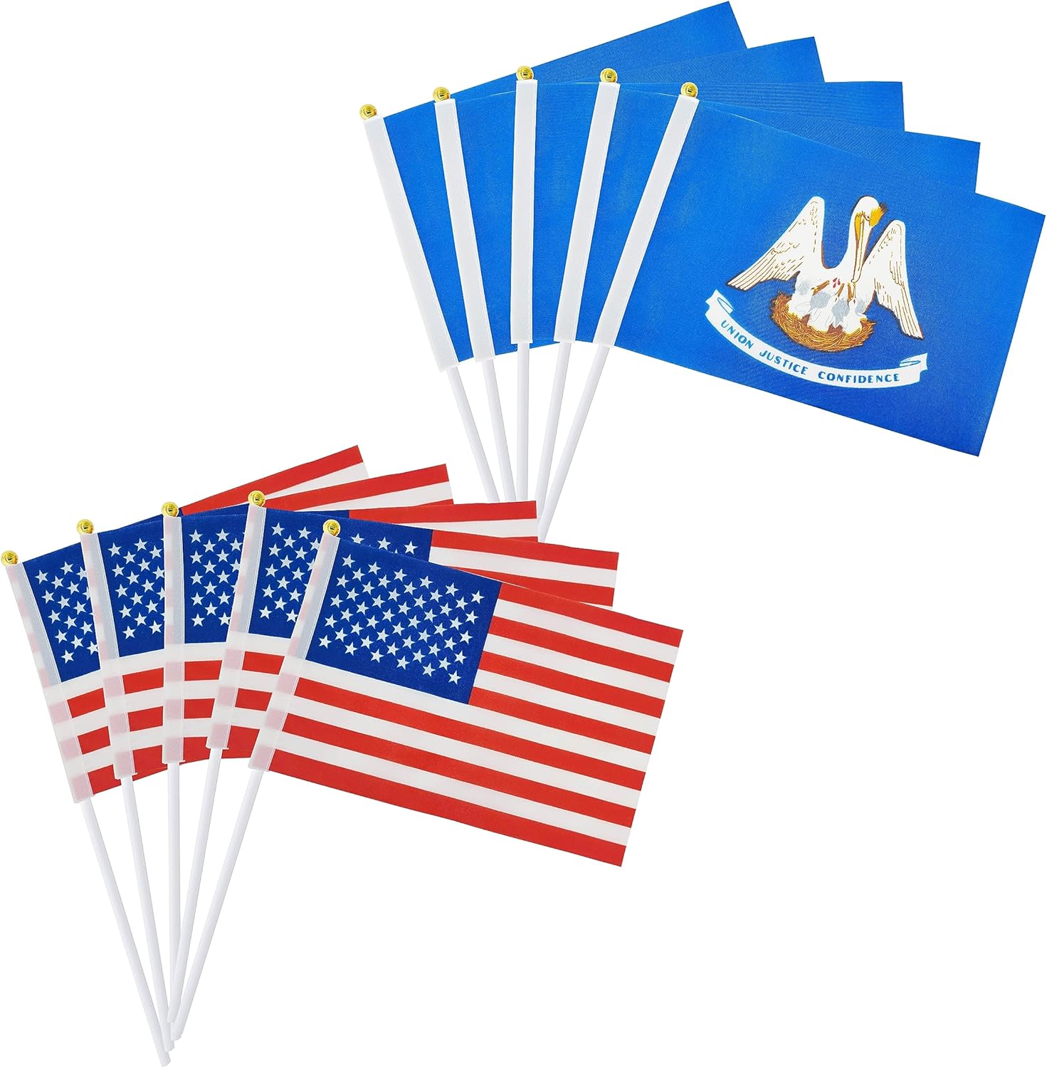 Buy GentleGirl.USA California State Flag Californians CA Flag Small Mini California State Flag Desk Flag Stick Office Table Flag On Stand Base Festival Events Celebration Home Decoration - View #2