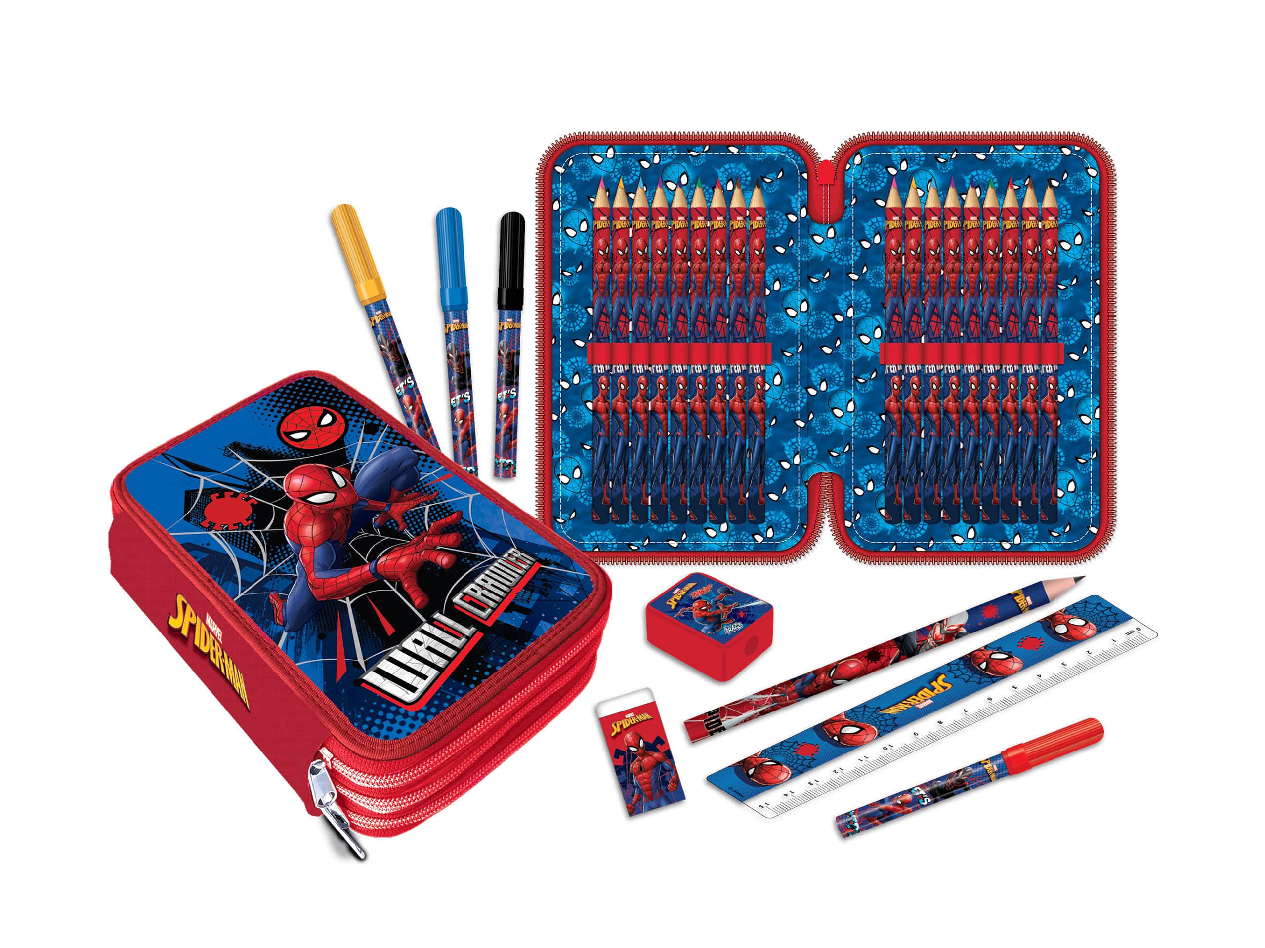 Firstkid 3 Zippers Pencil Case (FilLED)