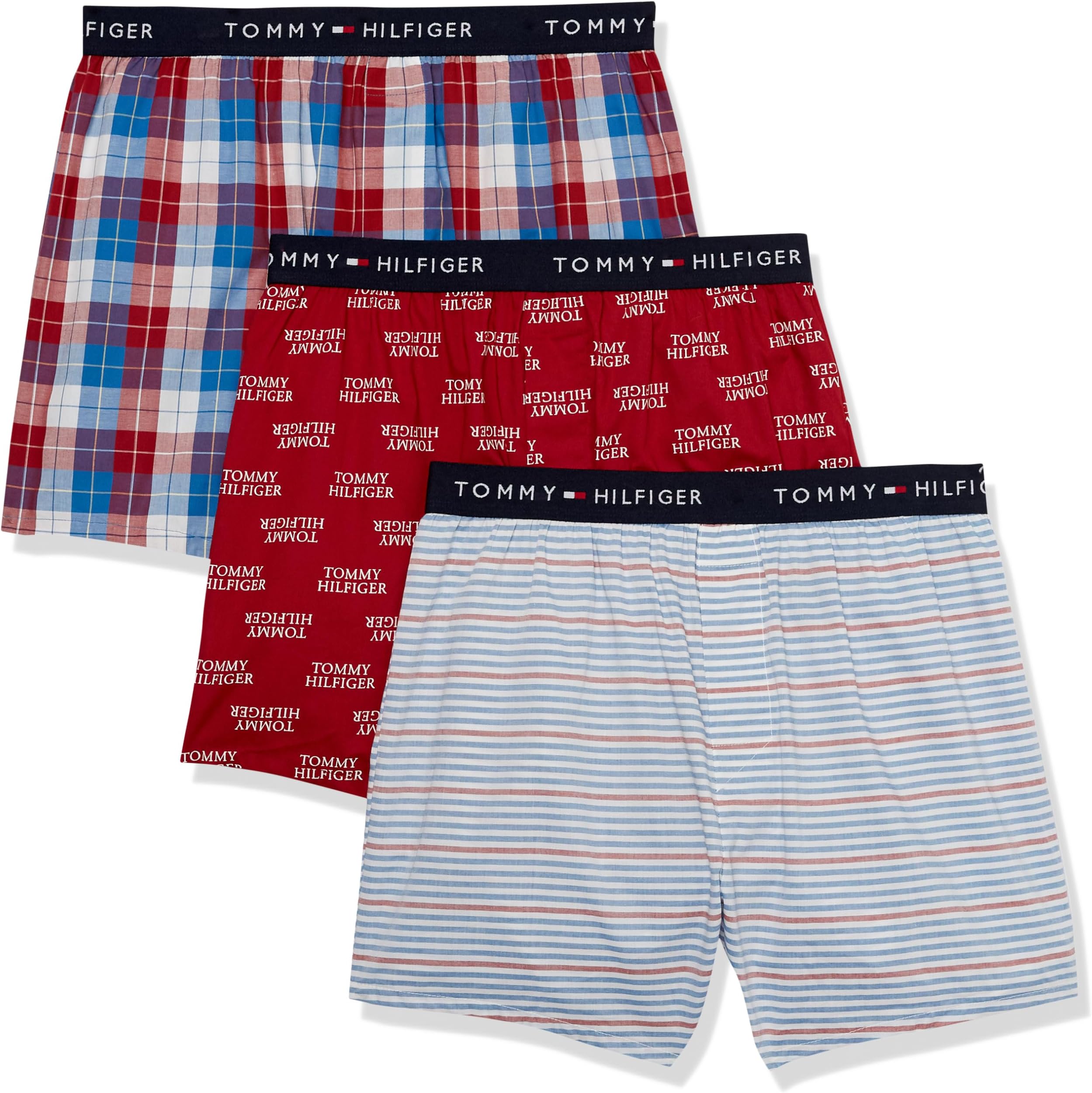 Tommy Hilfiger Cotton Classics Slim Woven Boxer 3-Pack