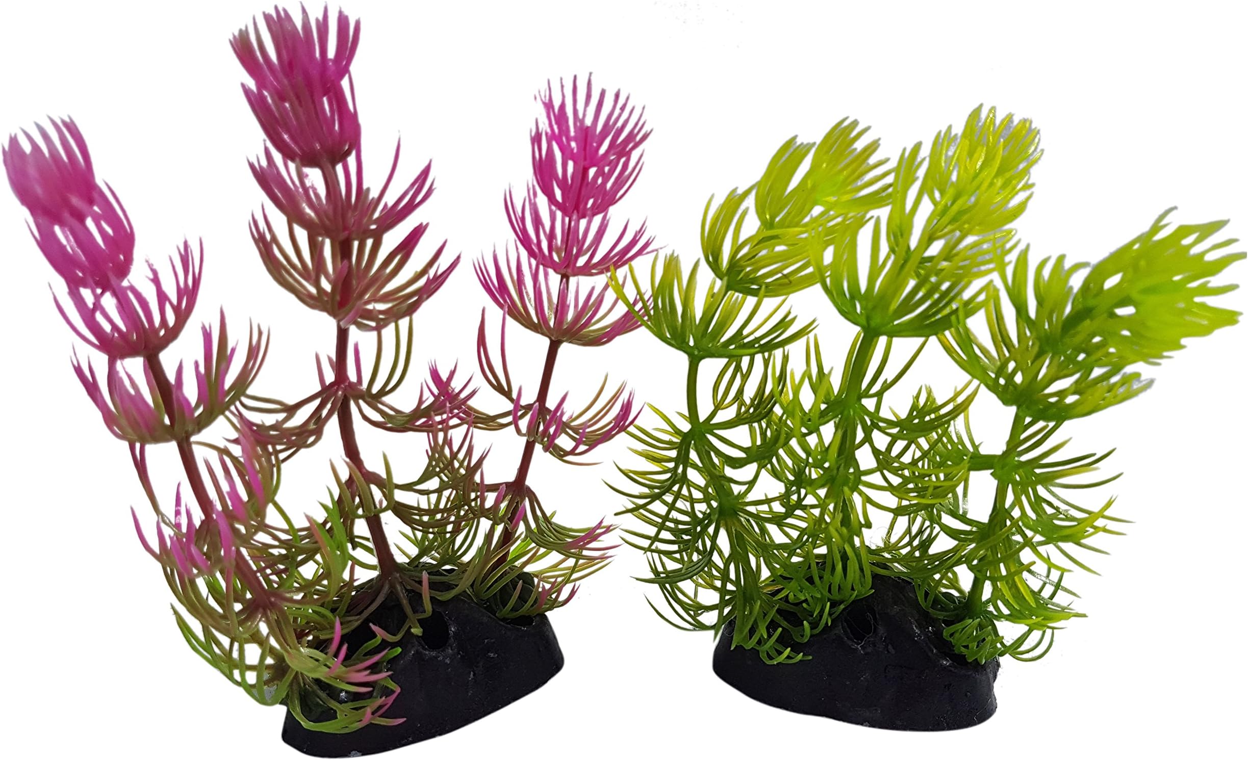 Double Pack Of Small Aquarium Plants For Goldfish Bowls Or Mini Aquariums