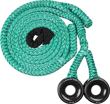 ROPE Logic X-Rigging Double Head Whoopie Sling 3/4" Tenex 3-5 ft.,Green