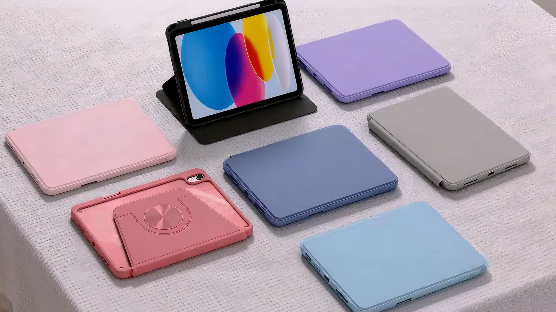 Maledan iPad a16 ケース 分離型 360°回転保護