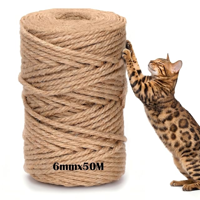 Cuerda de Sisal Natural 6mm x 50m