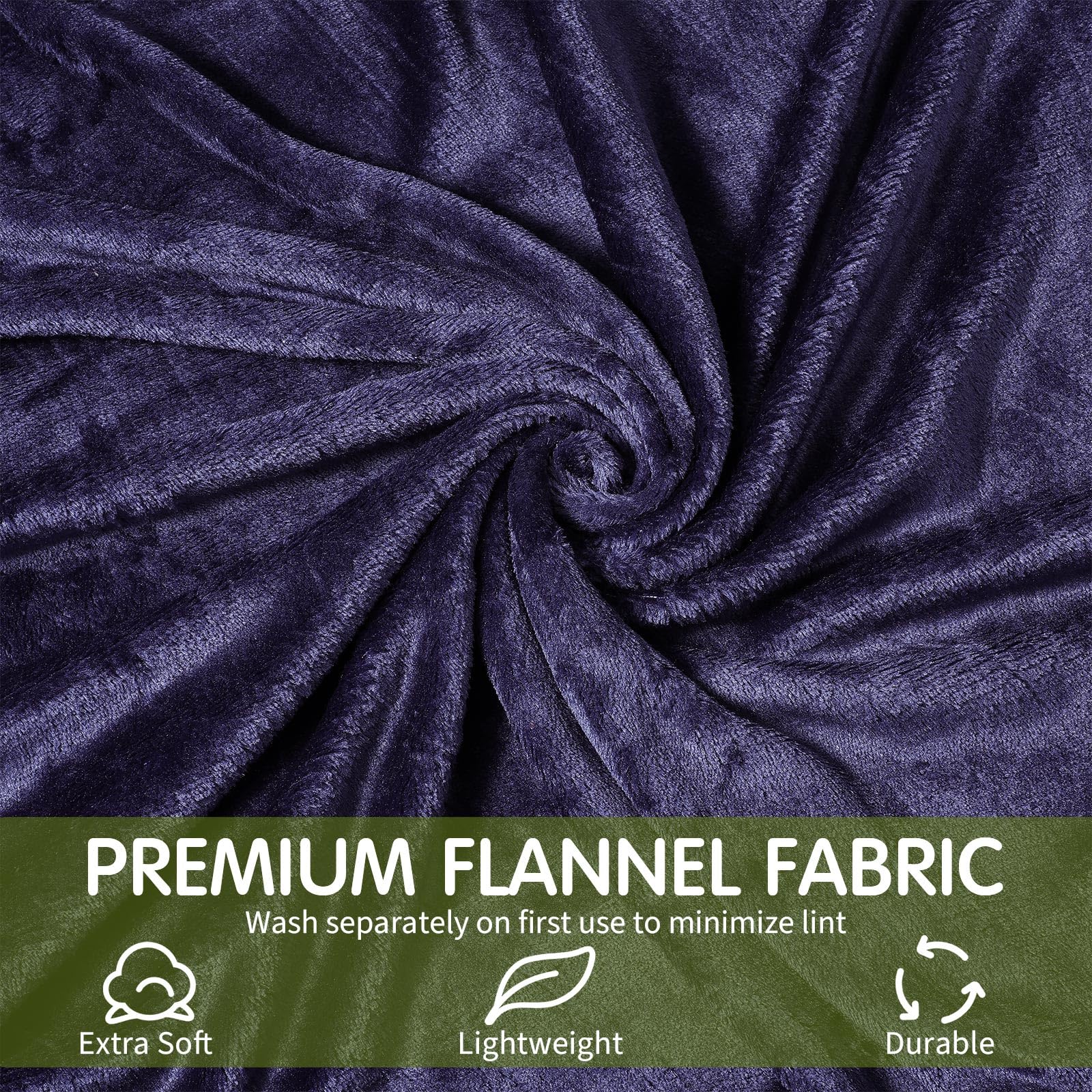Amazon.com: Toulite 12 Pcs Winter Flannel Fleece Blankets Bulk
