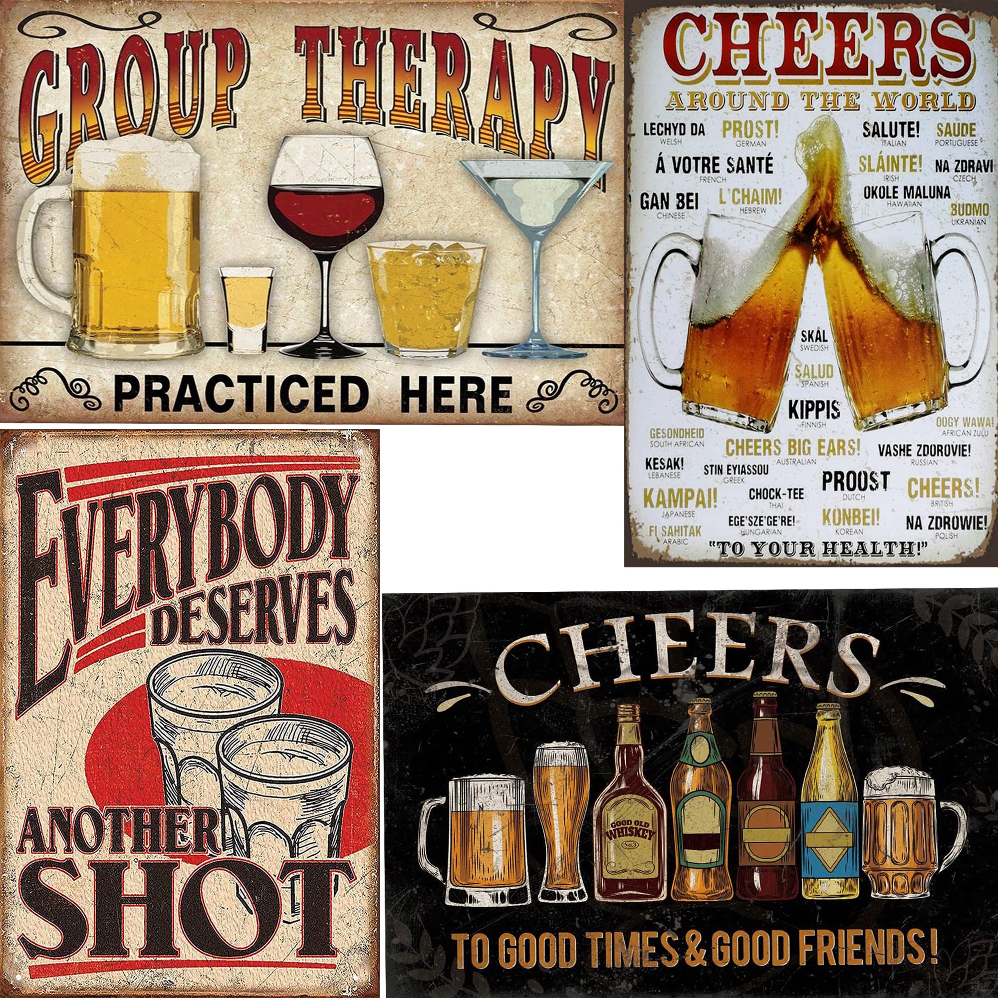 hadefa Retro Vintage Metal Sign for Home Man Cave Garage Wall Decorations, 8x12 Inch/20x30cm (ROCKY)