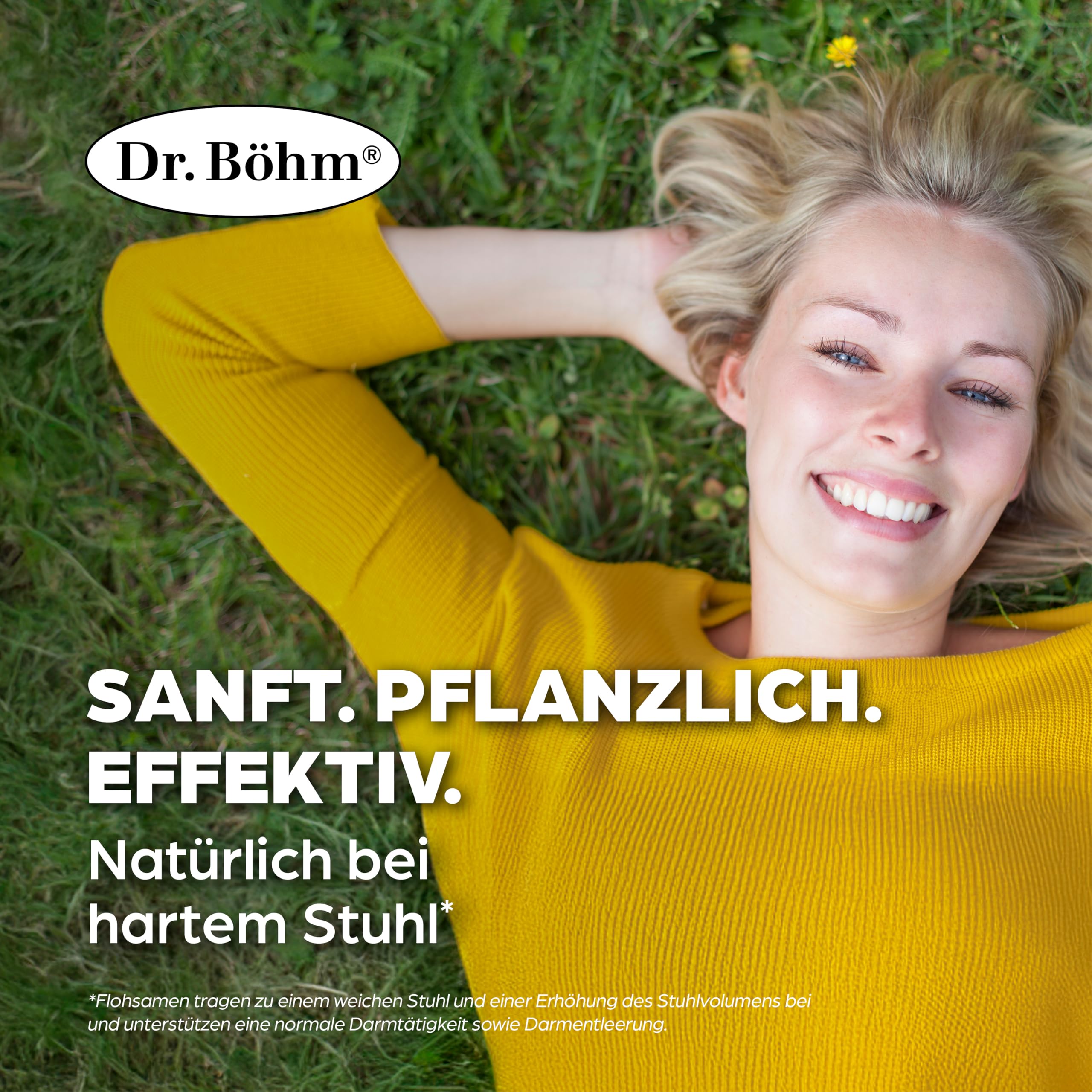 Dr. Böhm Darm Aktiv Fruchtig - Ballaststoff Getränk – Flohsamenschalen Pulver mit Apfelpektin, Pflaume & Yacon – Trinkpulver für Verdauung & Darmflora – Ballaststoffdrink Sachets für Erwachsene