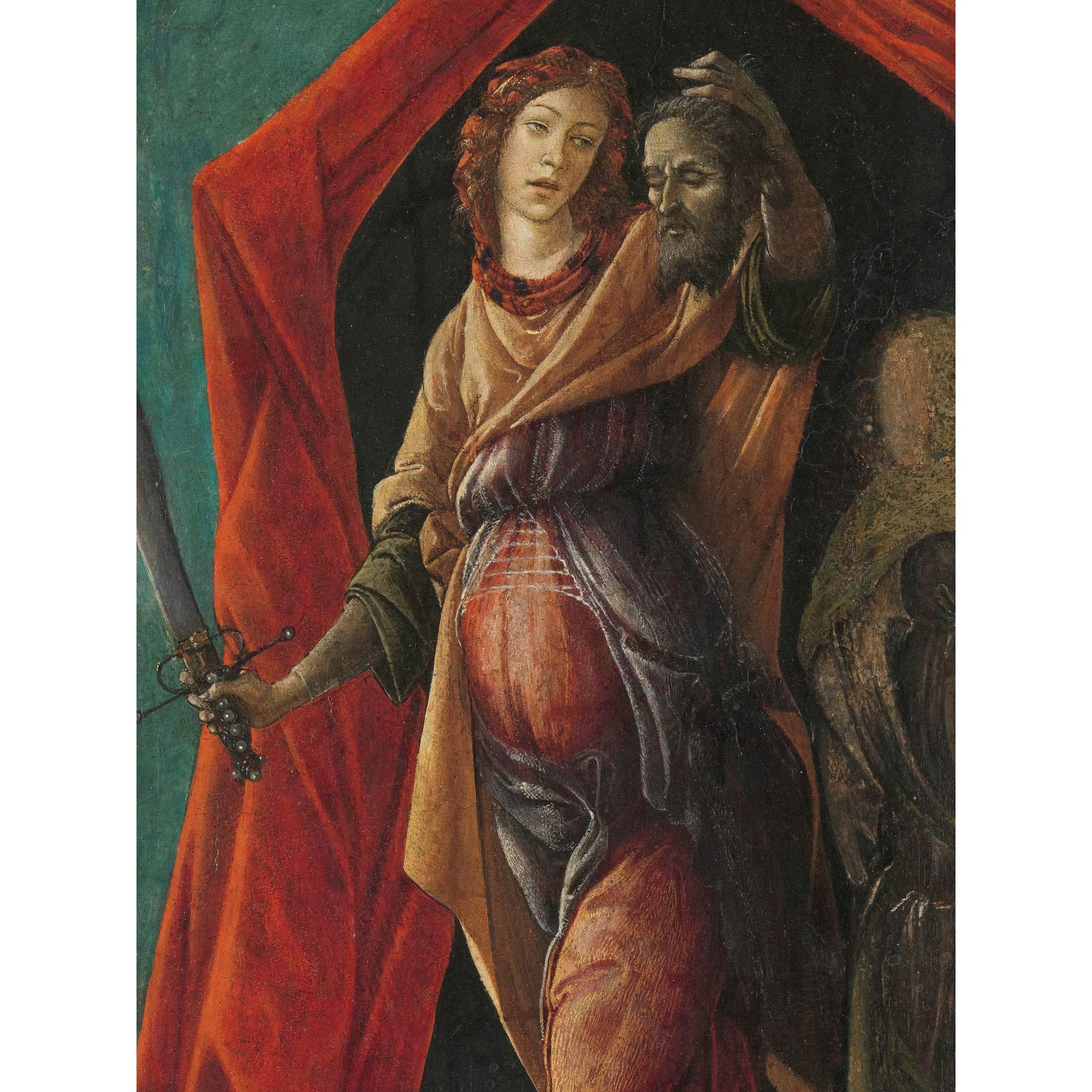 Artery8 Botticelli Judith With Head Of Holofernes Painting Premium Wall Art Canvas Print 18X24 Inch