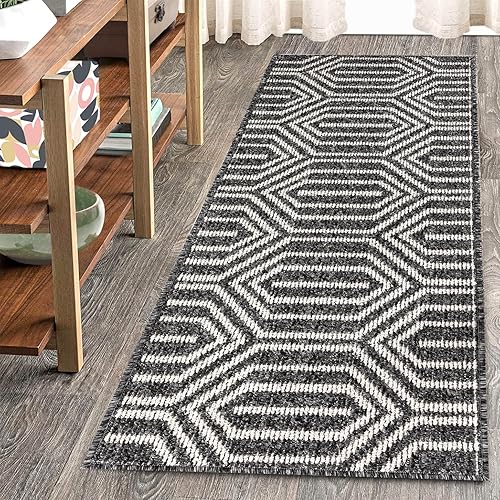 Miniatura 8 de REFETONE Tapete de pasillo, 24 x 59 pulgadas, lavable a máquina, absorbente de agua, tapete de entrada para interiores, para el garaje, cocina,