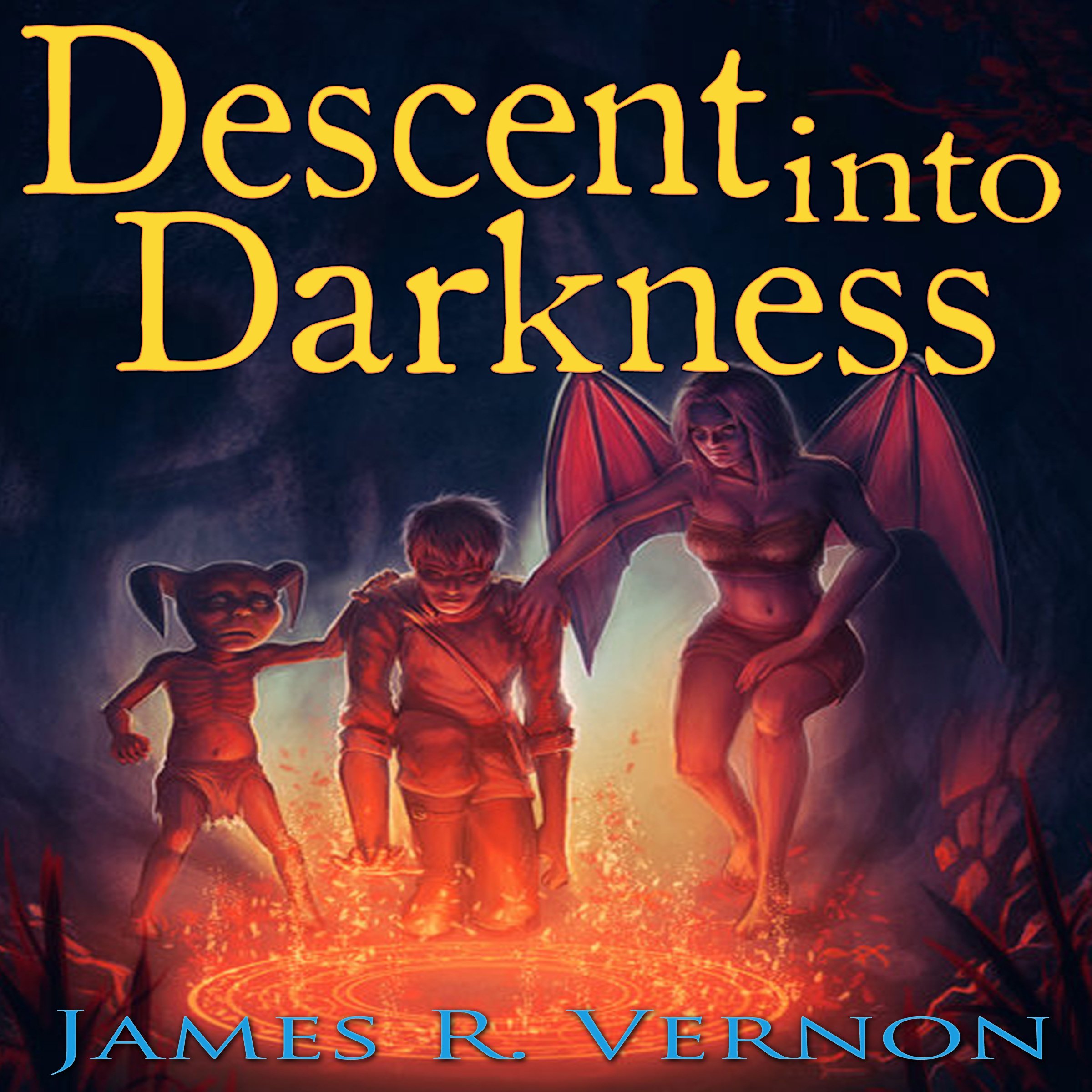 Cover art for Descent into Darkness, Book 2