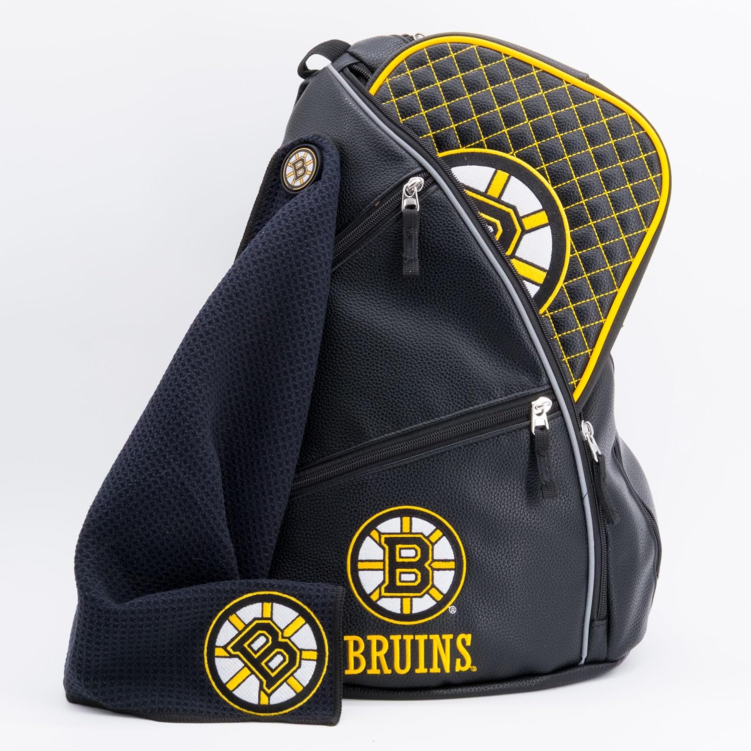 Team Golf PU Leather Backpack, Multi Team Colors, Large