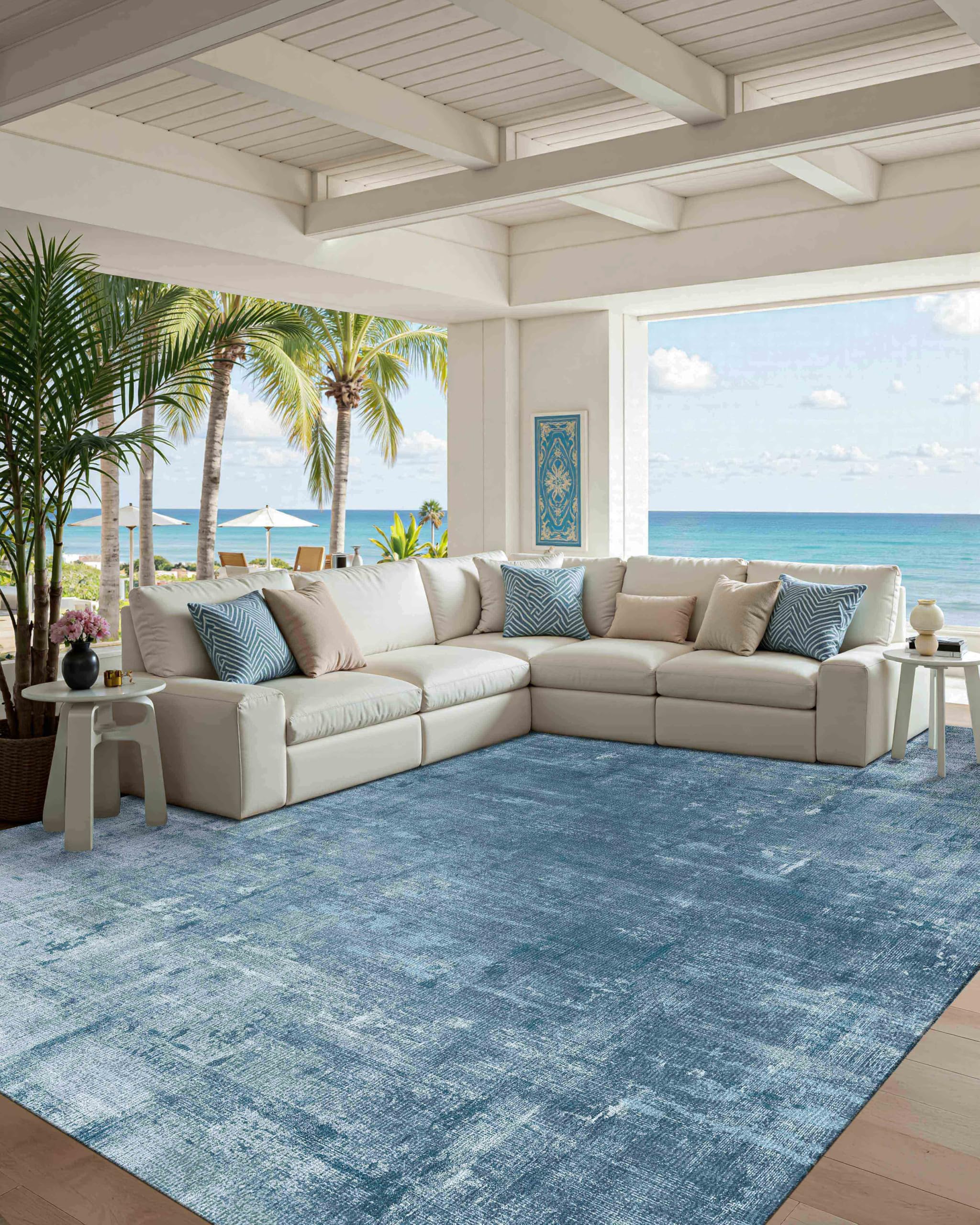 Amazon.com: Latte&Fog Washable 6x9 Area Rugs for Living Room