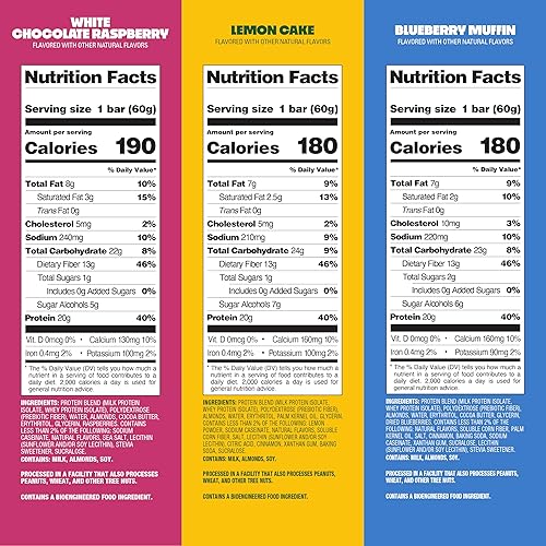 Vista 88 de Quest Nutrition - Alto contenido en proteínas, bajo en carbohidratos, sin gluten, apto para ceto, 12