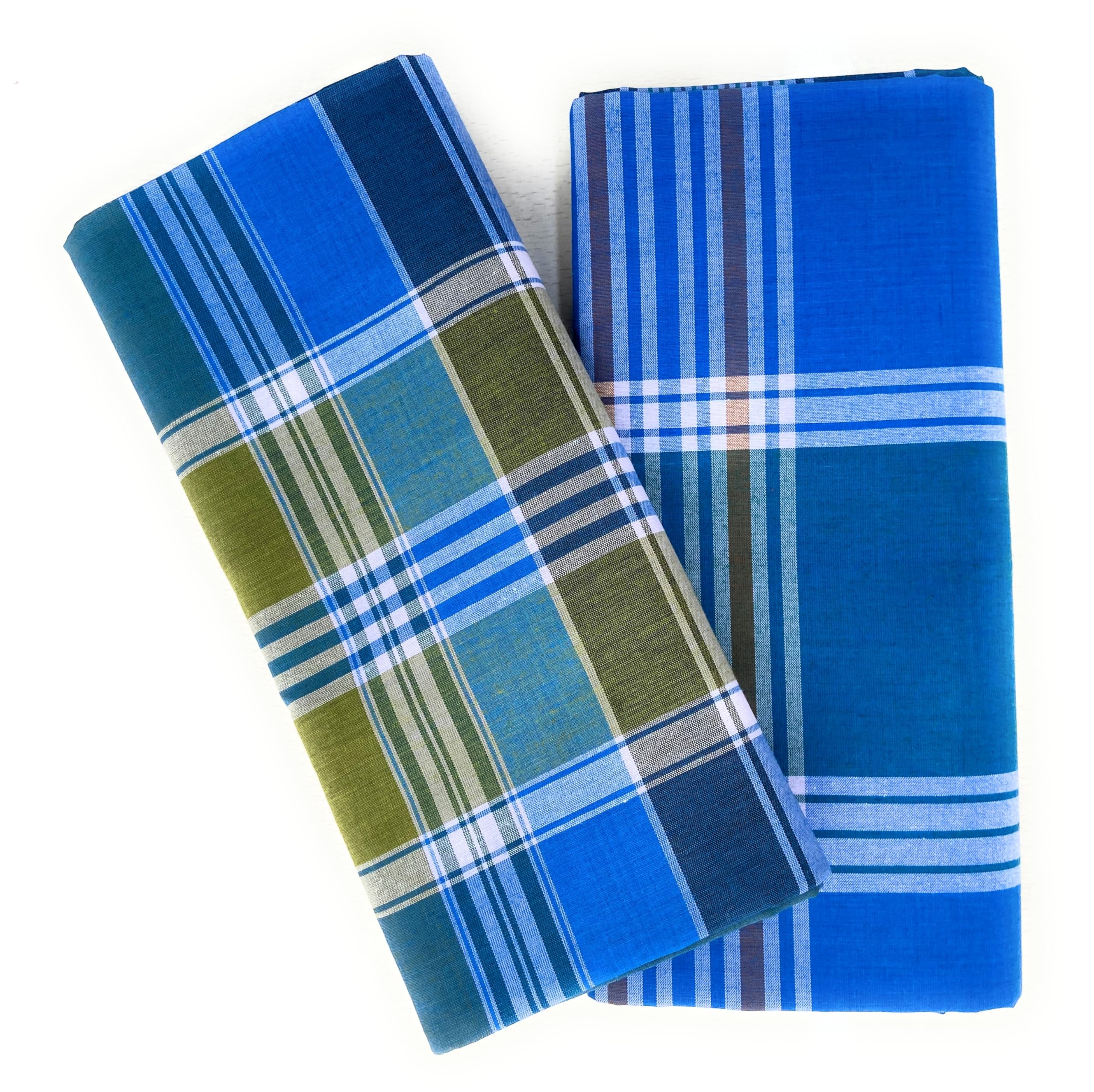 shri hari fabs Premium 2 Meter Cotton Lungi Unstiched Pack Of 02-picture-34